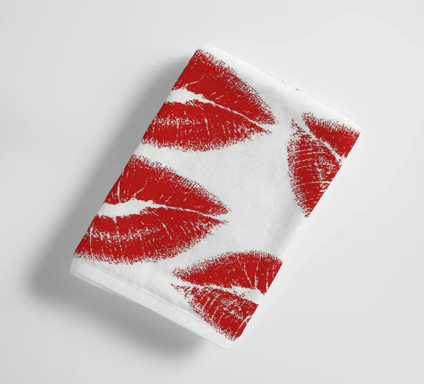 Lips pattern Handtuch von Happypatterns