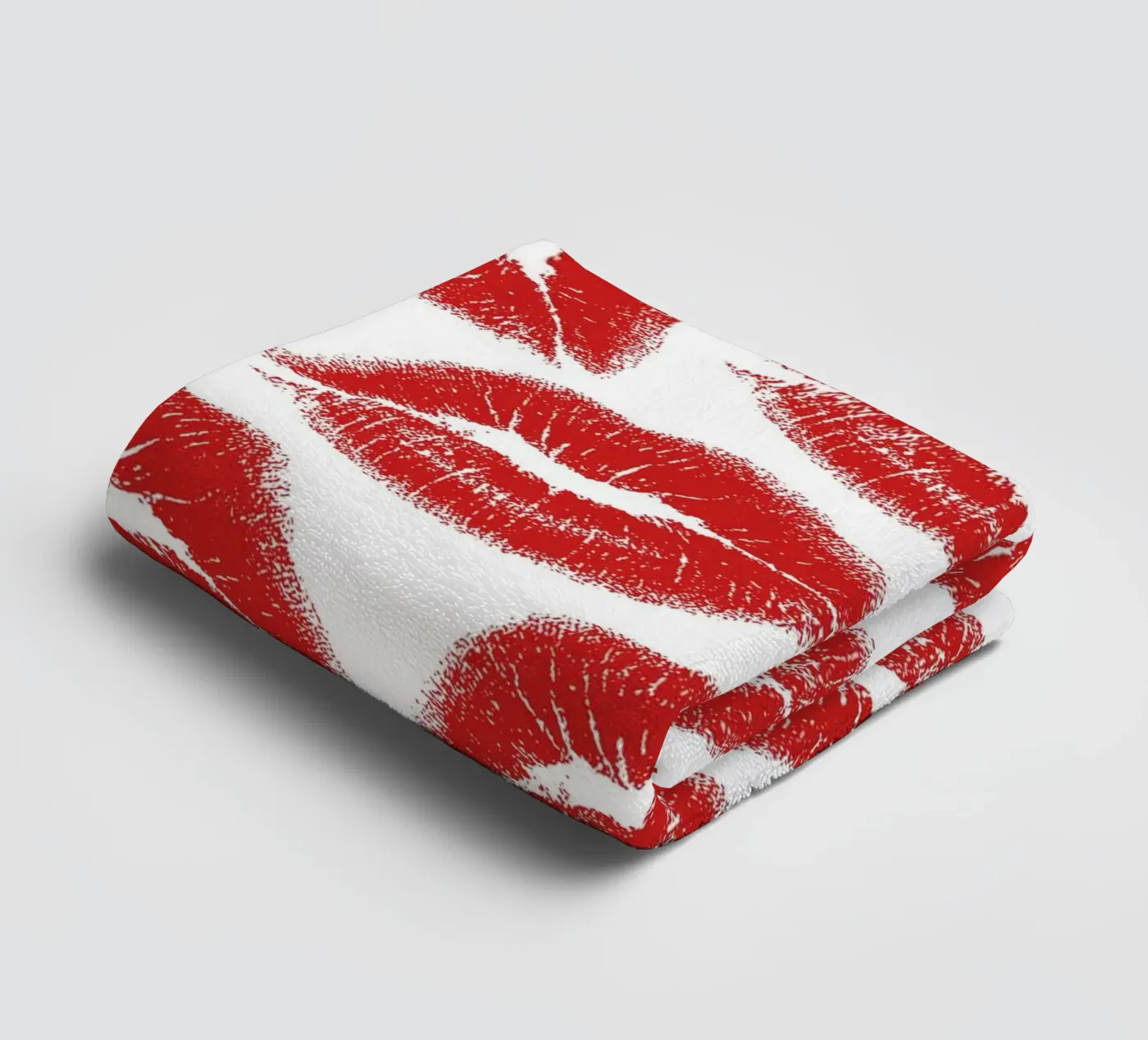 Lips pattern Handtuch von Happypatterns