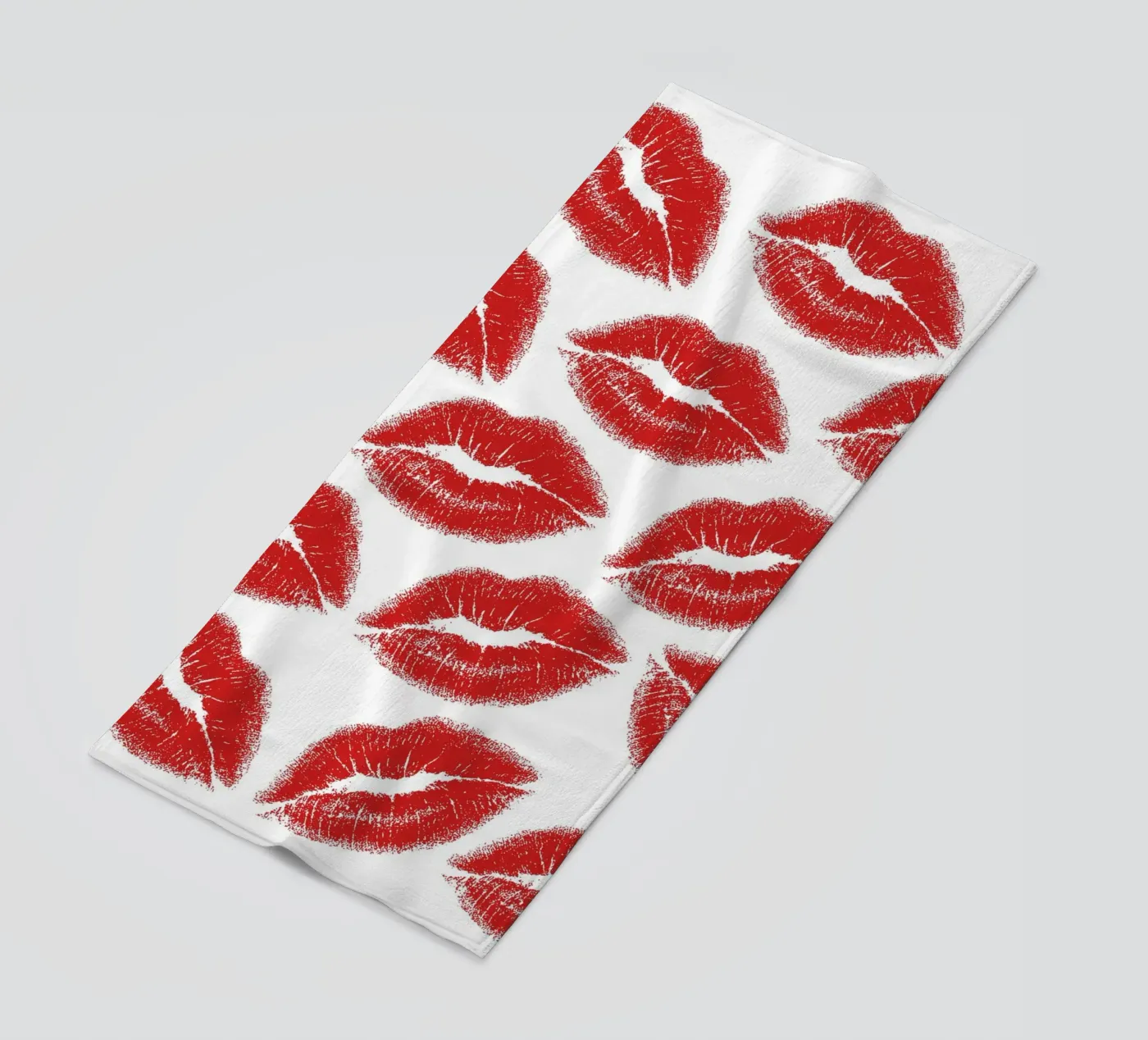 Lips pattern Strandtuch von Happypatterns