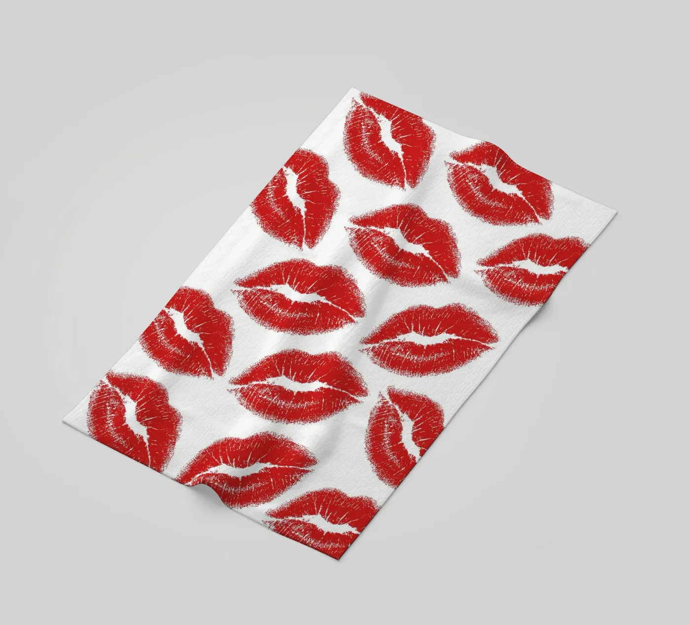Lips pattern Strandtuch von Happypatterns