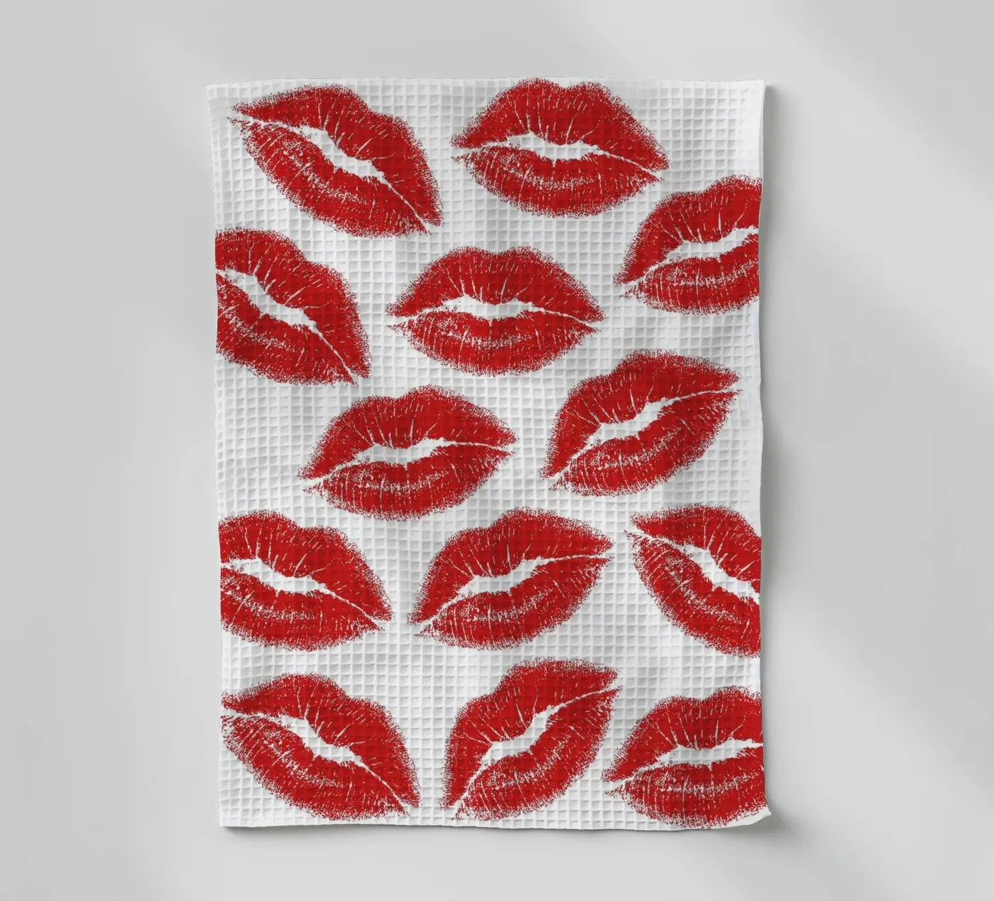 Lips pattern Geschirrtuch von Happypatterns