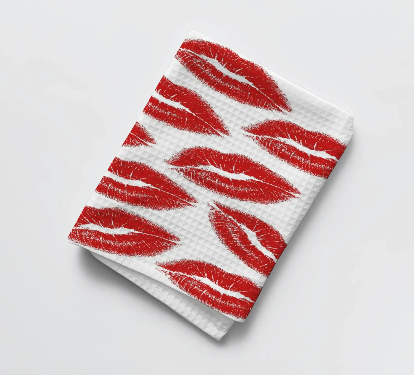 Lips pattern Geschirrtuch von Happypatterns