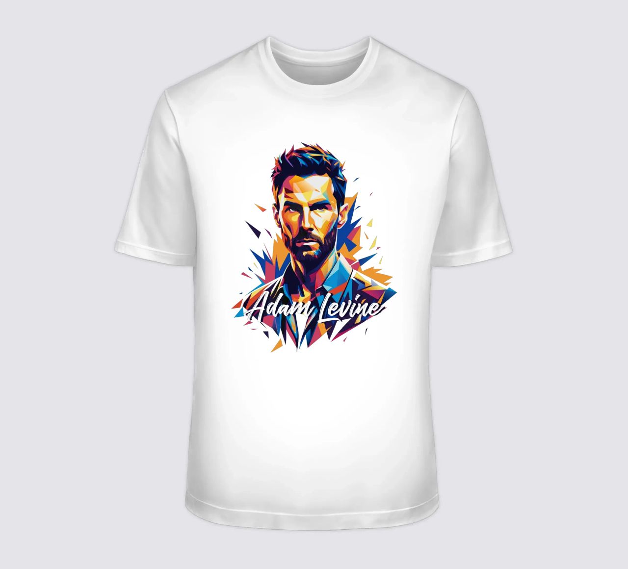 Adam Levine in Wpap Pop Art T-Shirt von vectorartnesia