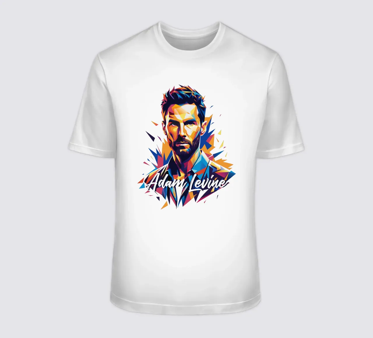 Adam Levine in Wpap Pop Art t-shirt da vectorartnesia