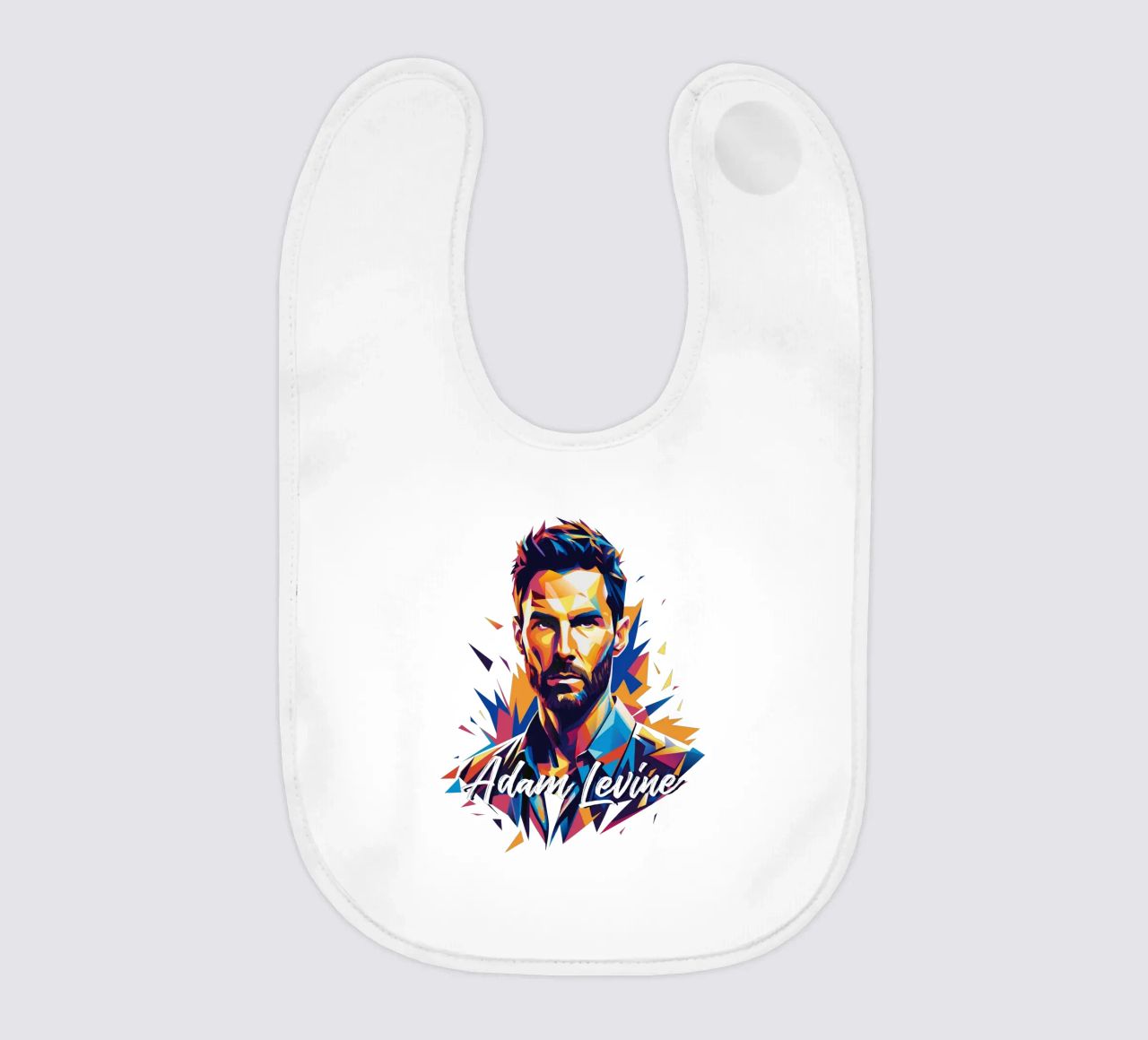 Adam Levine in Wpap Pop Art bavaglino da vectorartnesia