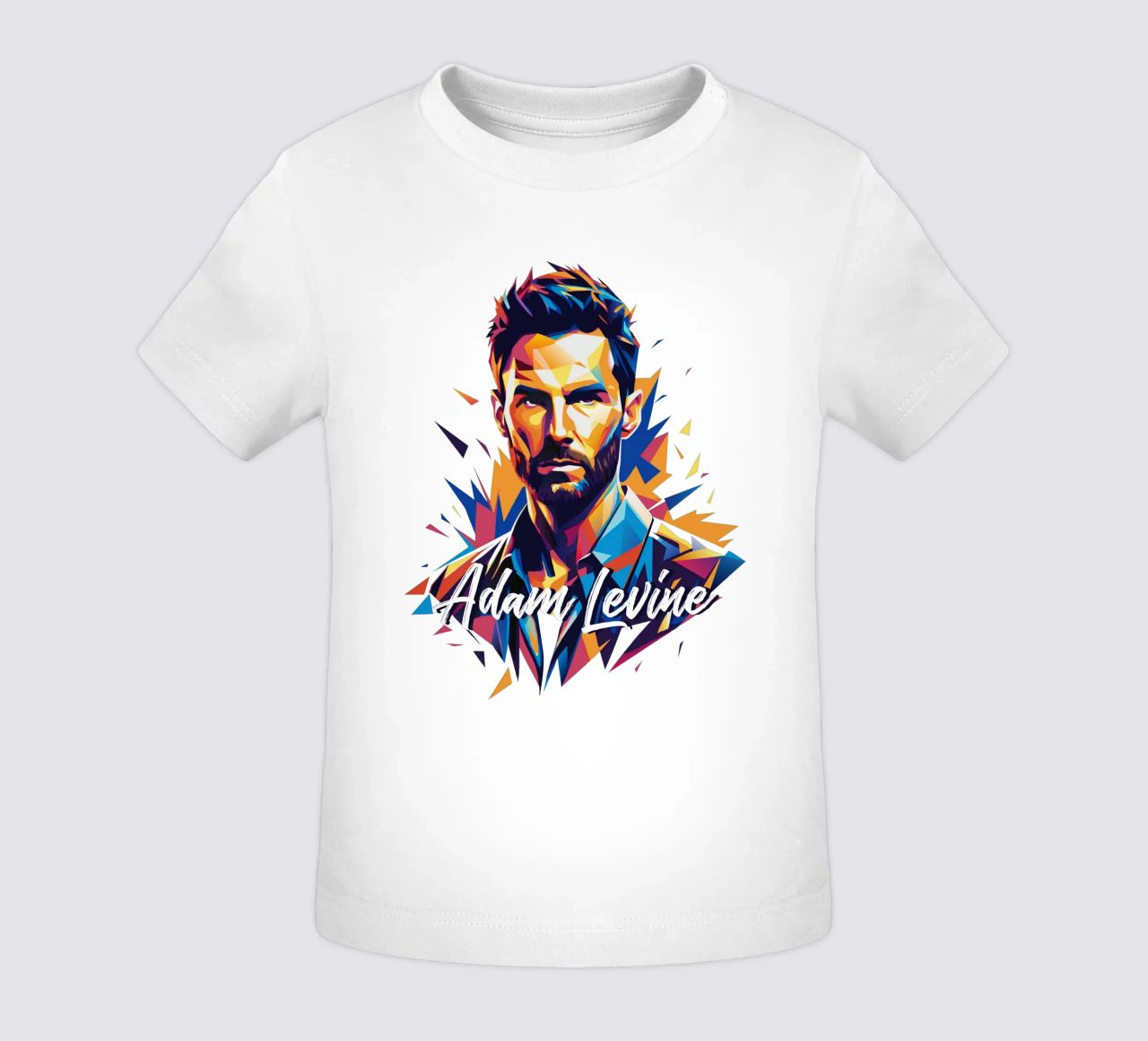 Adam Levine in Wpap Pop Art maglietta neonato da vectorartnesia