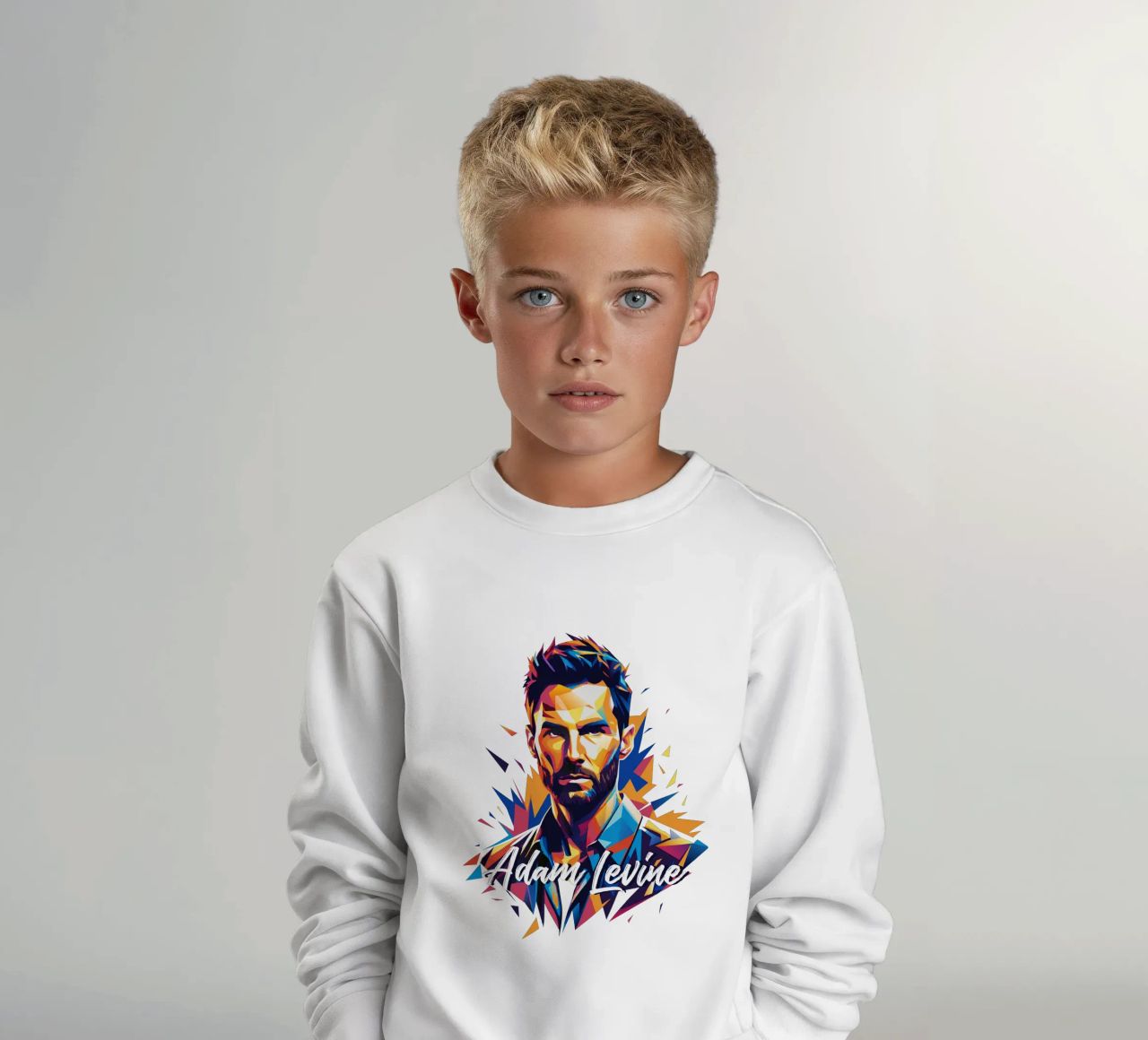 Adam Levine in Wpap Pop Art felpa bambino da vectorartnesia