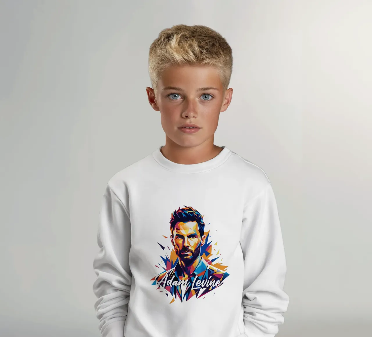 Adam Levine in Wpap Pop Art felpa bambino da vectorartnesia