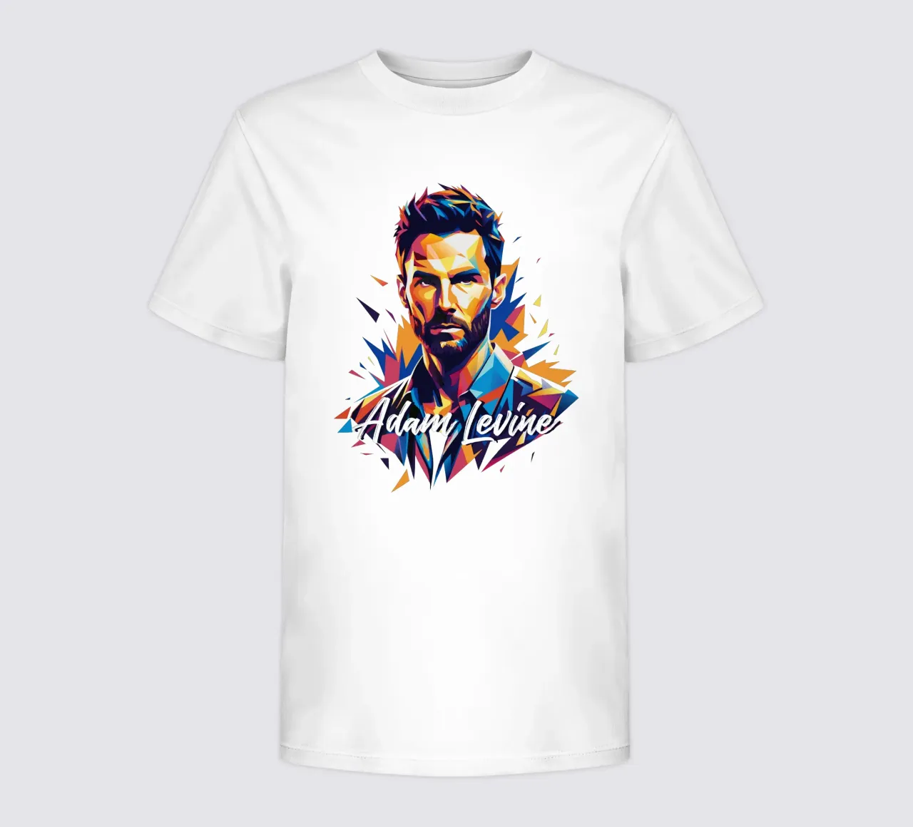 Adam Levine in Wpap Pop Art t-shirt bambini da vectorartnesia