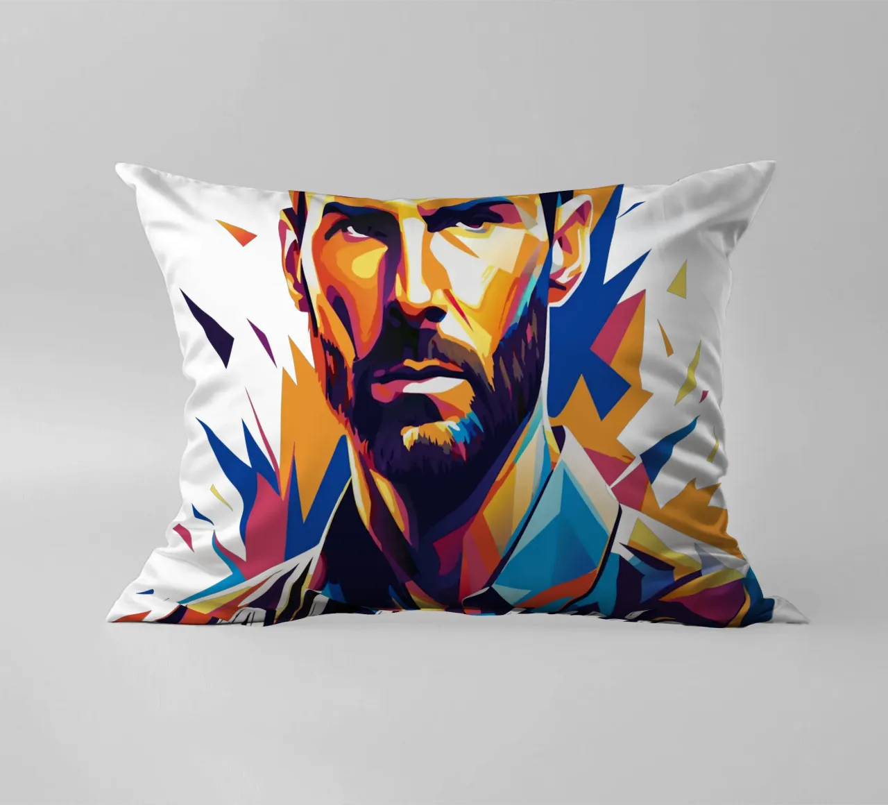 Adam Levine in Wpap Pop Art cuscino da vectorartnesia