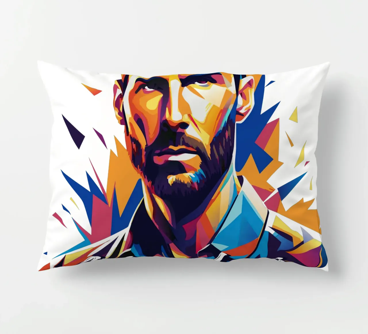 Adam Levine in Wpap Pop Art cuscino da vectorartnesia