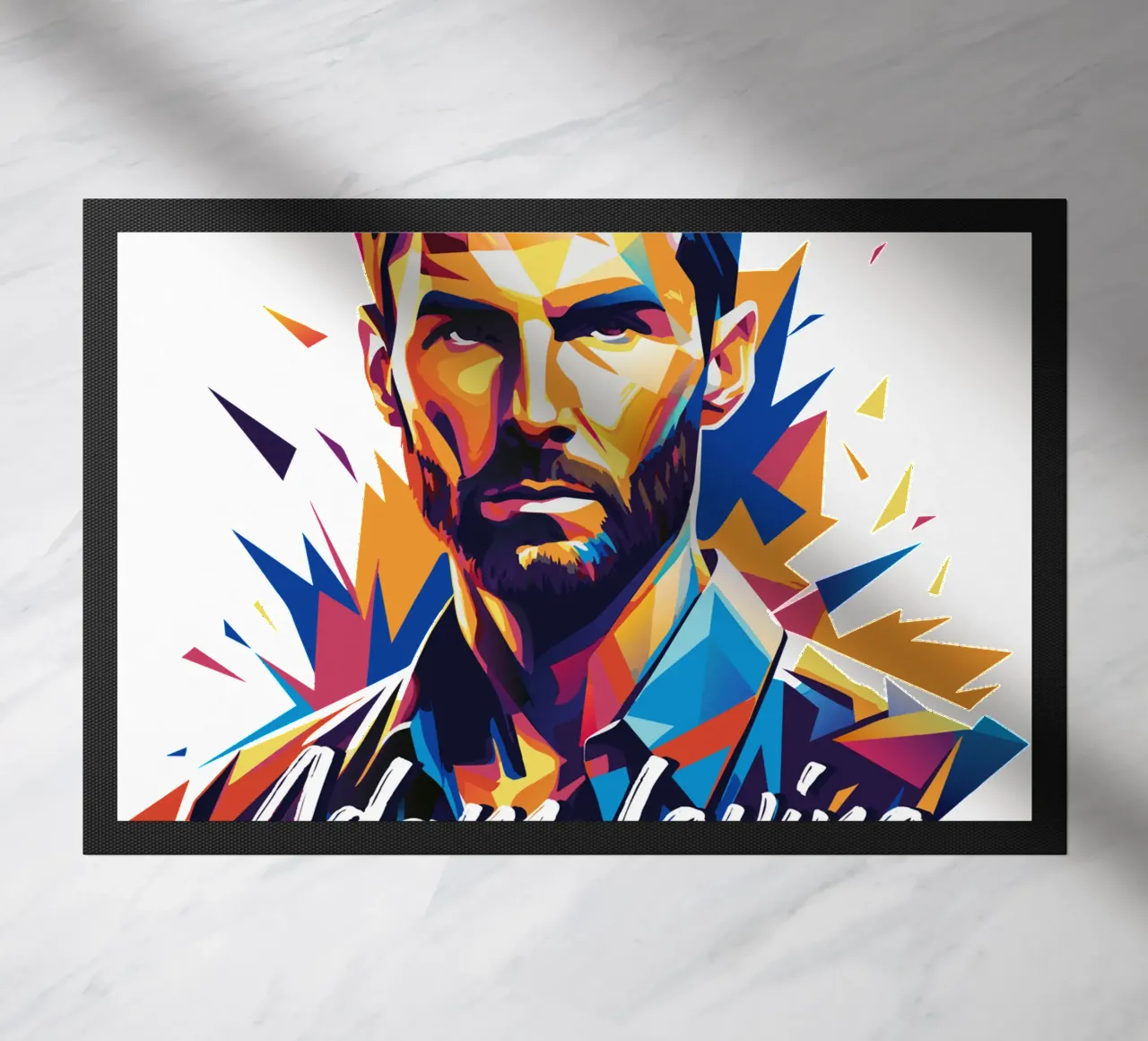 Adam Levine in Wpap Pop Art felpudo de vectorartnesia