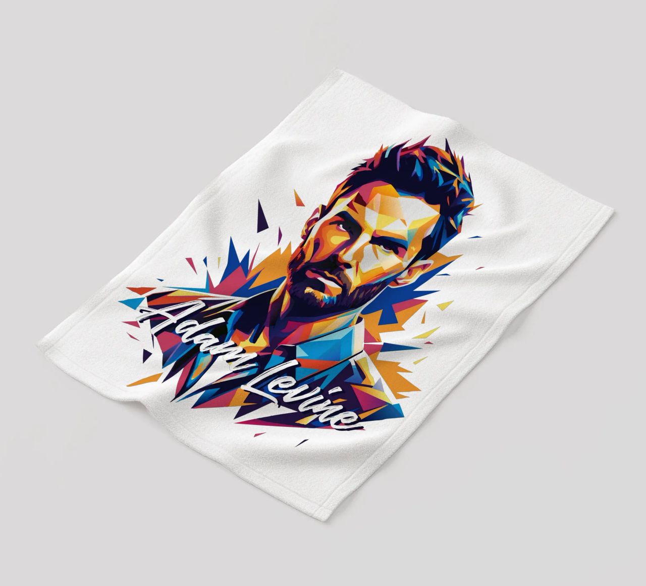 Adam Levine in Wpap Pop Art coperta in pile da vectorartnesia