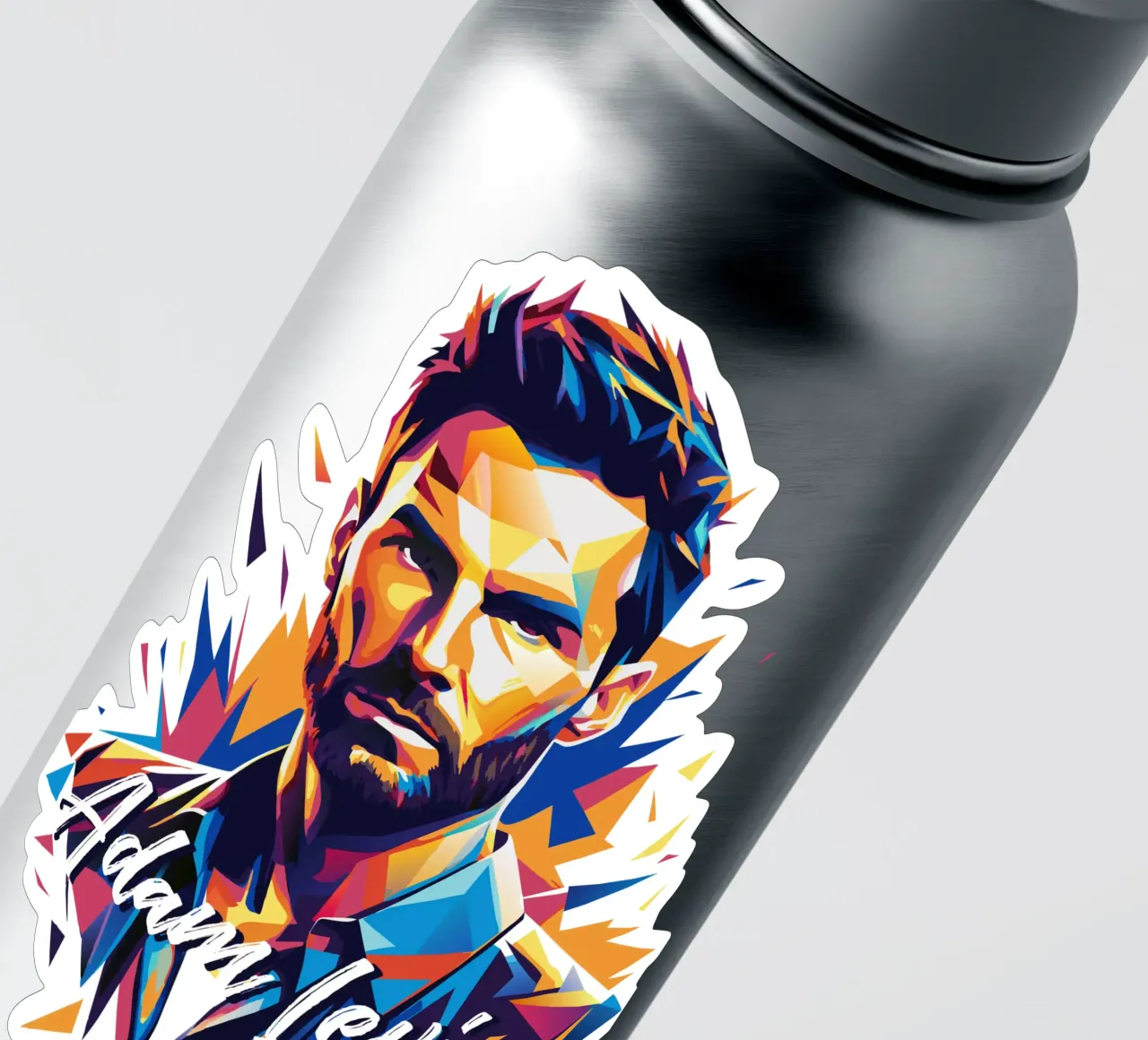 Adam Levine in Wpap Pop Art adesivo da vectorartnesia