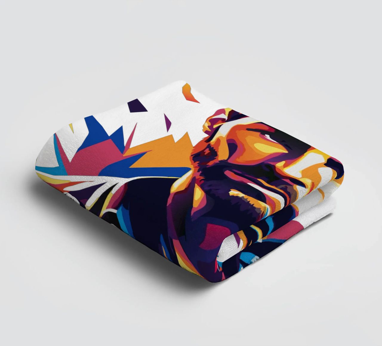 Adam Levine in Wpap Pop Art asciugamano da bagno da vectorartnesia