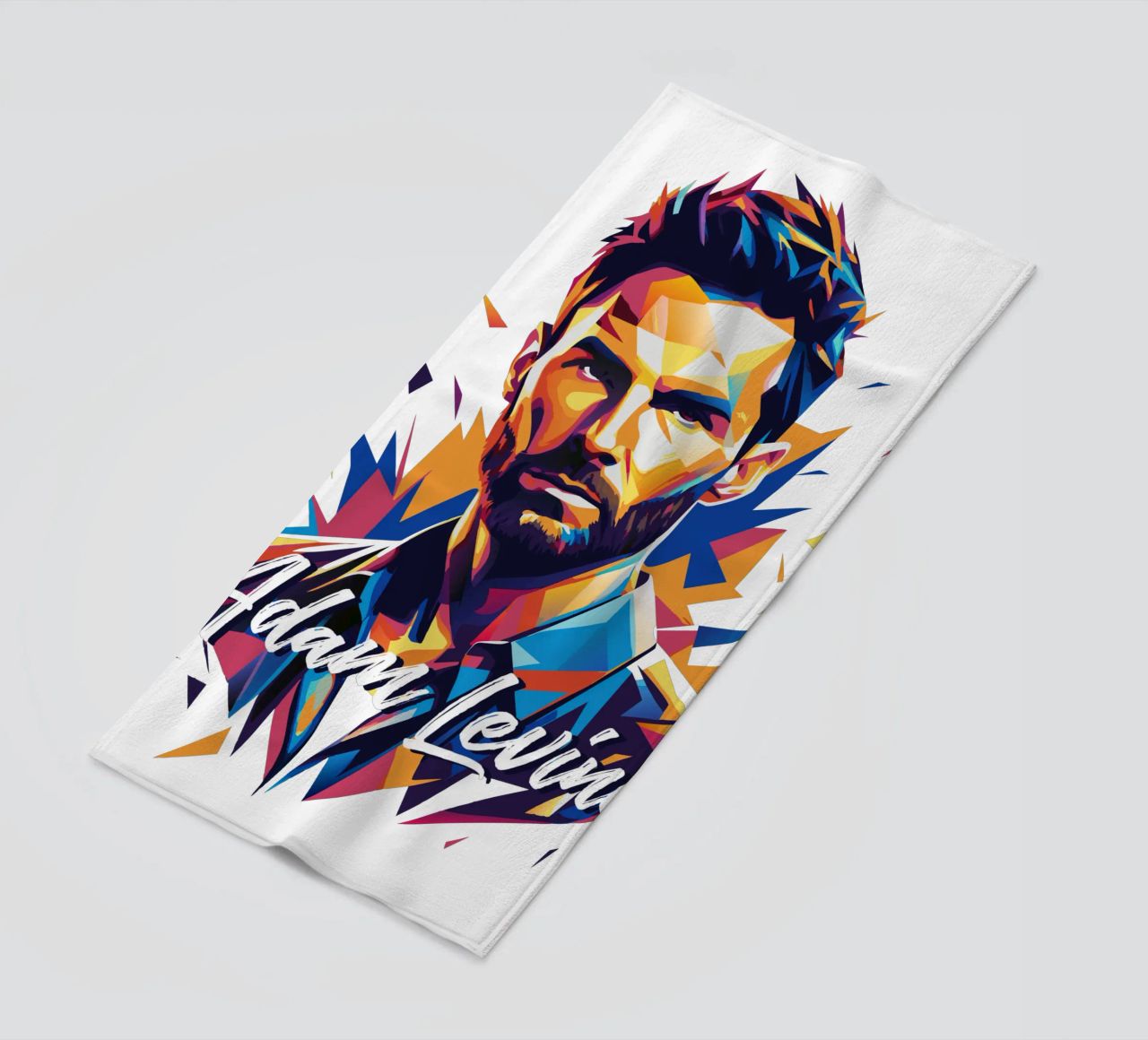 Adam Levine in Wpap Pop Art telo mare da vectorartnesia