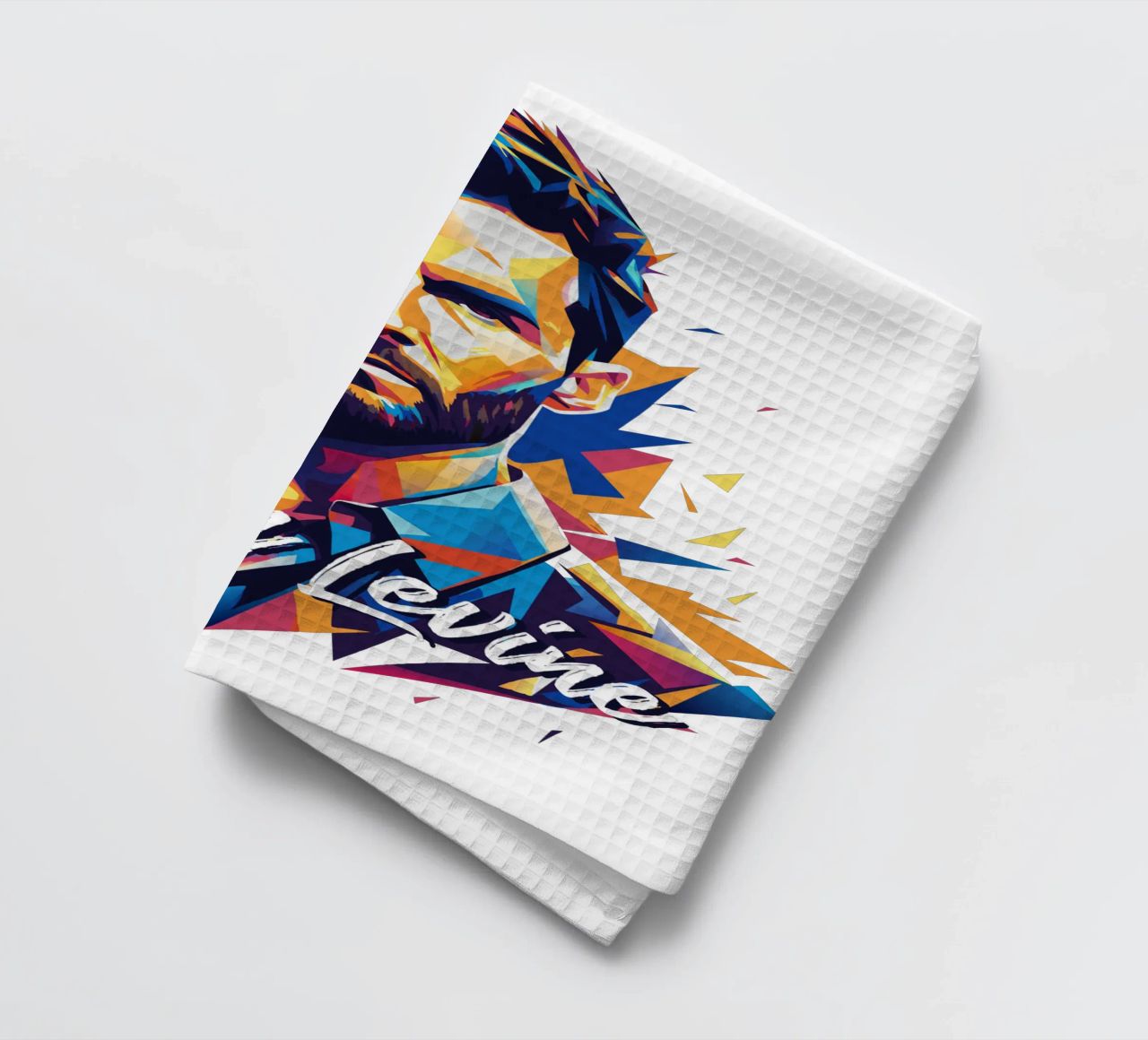 Adam Levine in Wpap Pop Art canovaccio da cucina da vectorartnesia