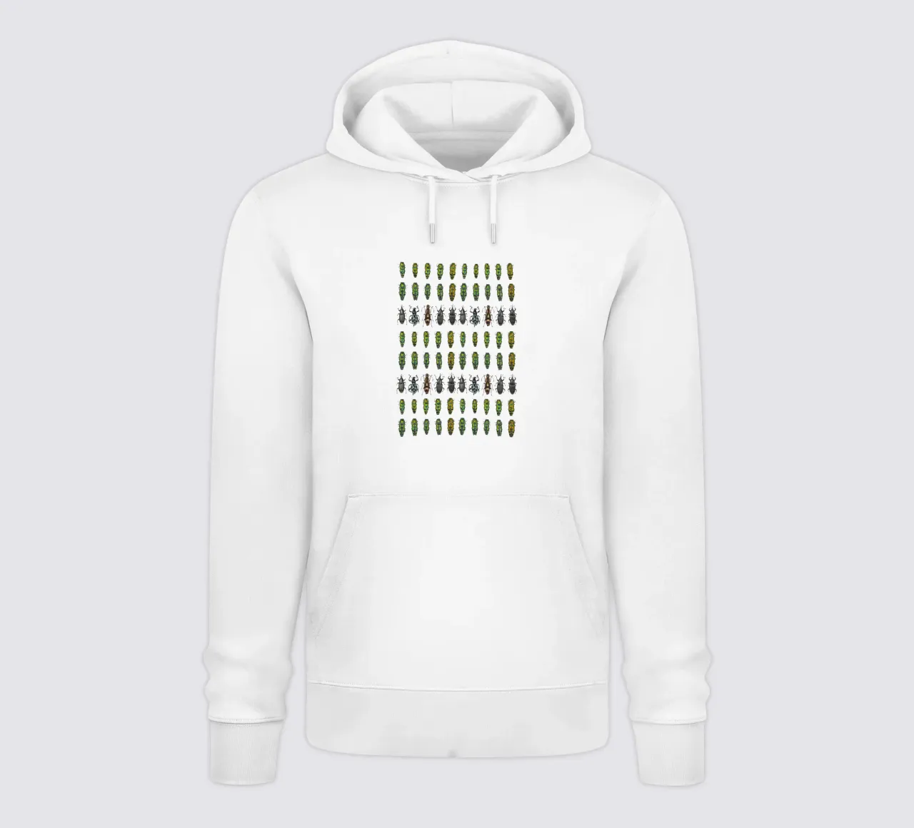 Tiny beetles hoodie by Curious Collections by Marielle Leenders