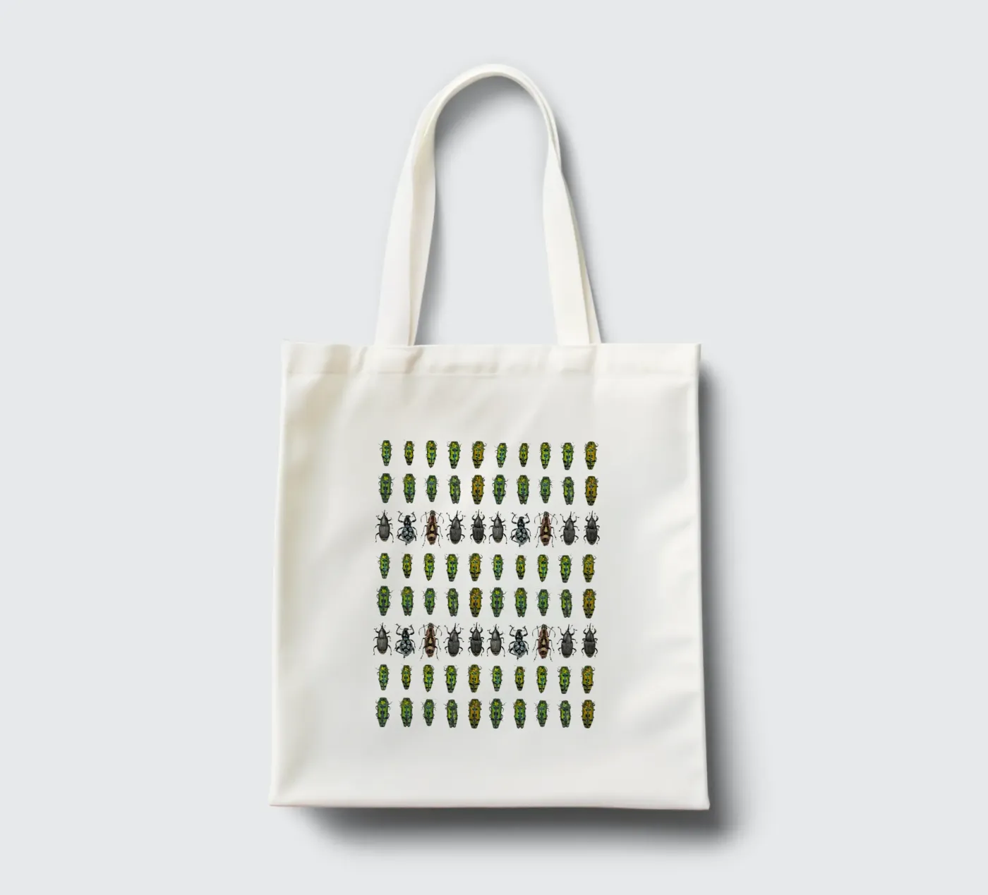 Tiny beetles jute draagtas van Curious Collections by Marielle Leenders