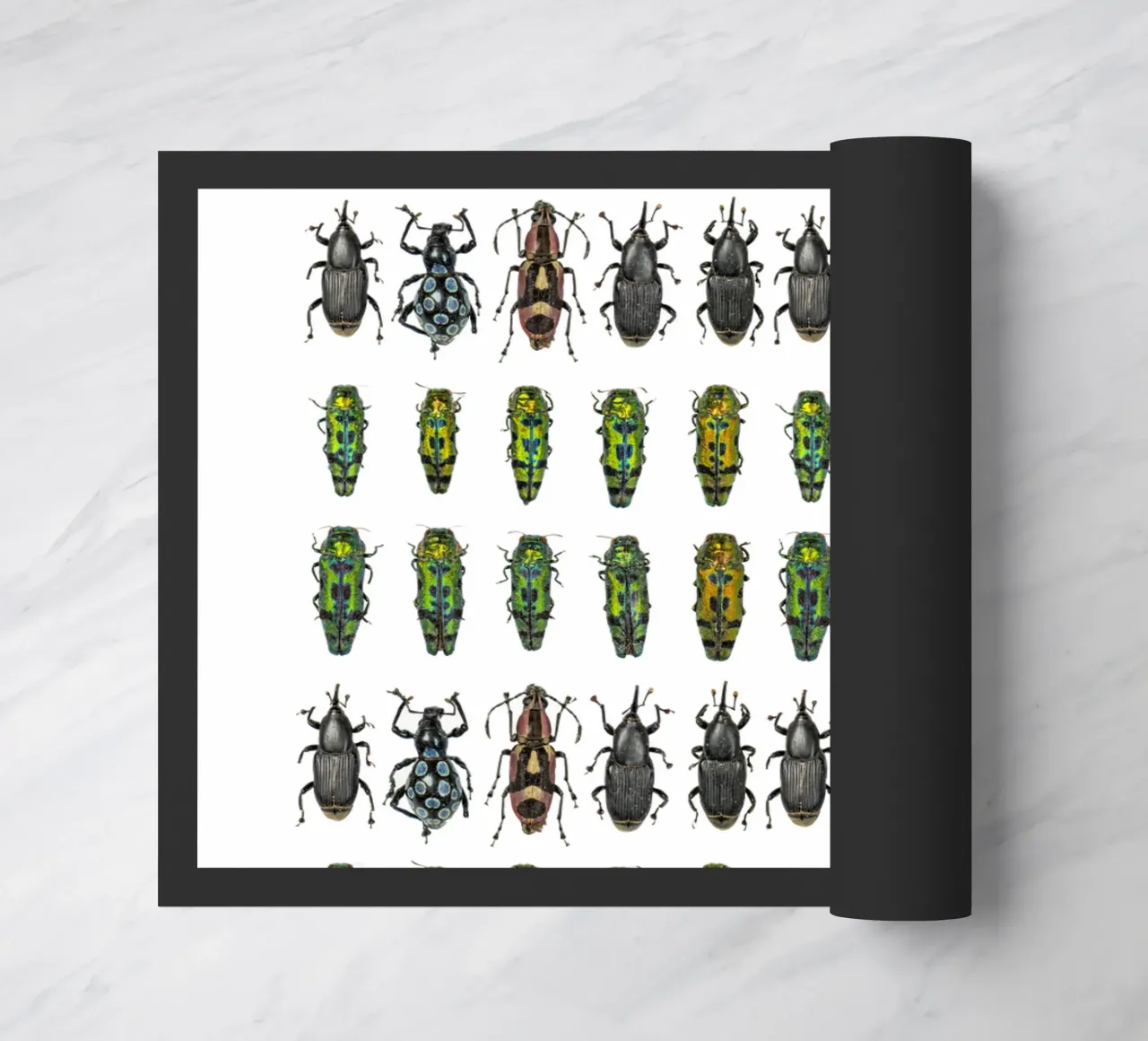 Tiny beetles doormat by Curious Collections by Marielle Leenders