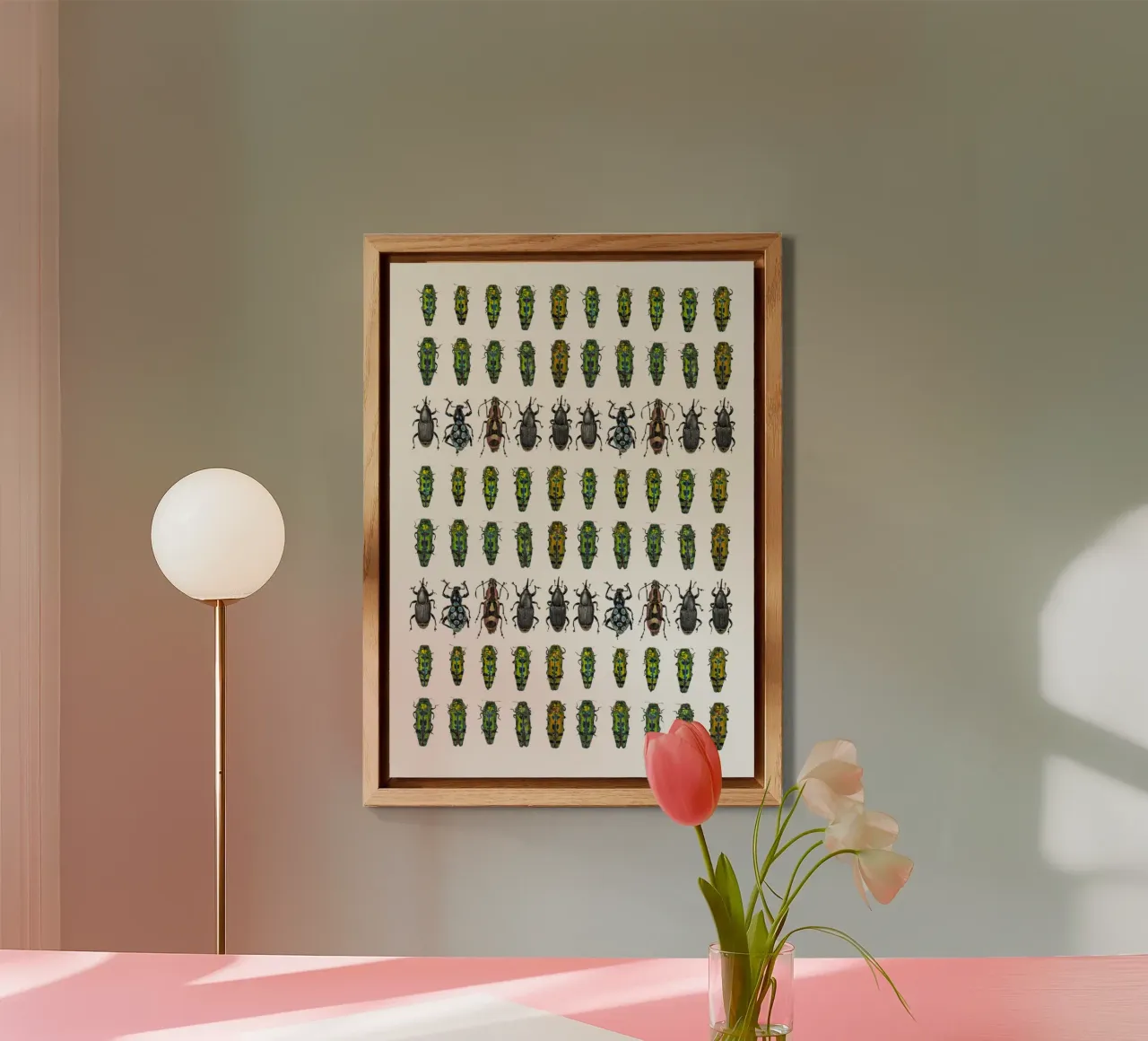 Winzige Käfer Alu-Dibond von Curious Collections by Marielle Leenders