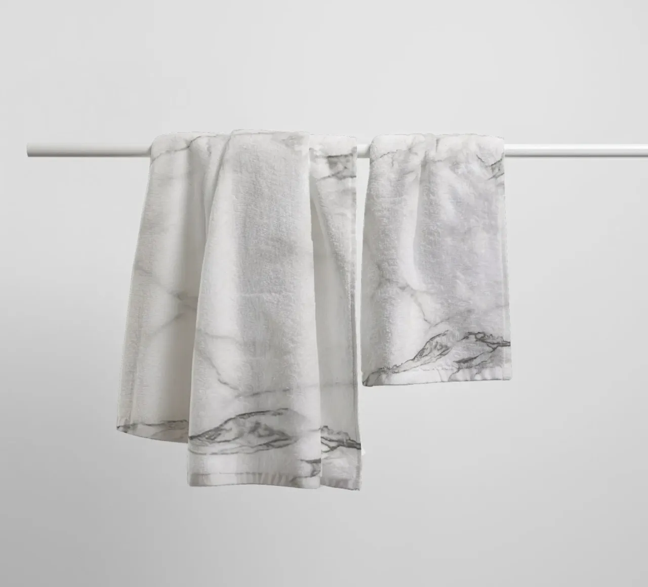 Marmo bianco 19 asciugamano da bagno da amini54