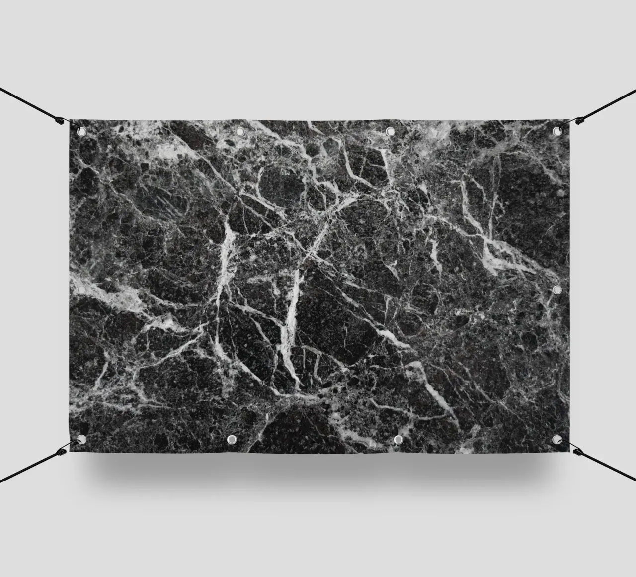Marmo nero 21 telo in pvc da amini54