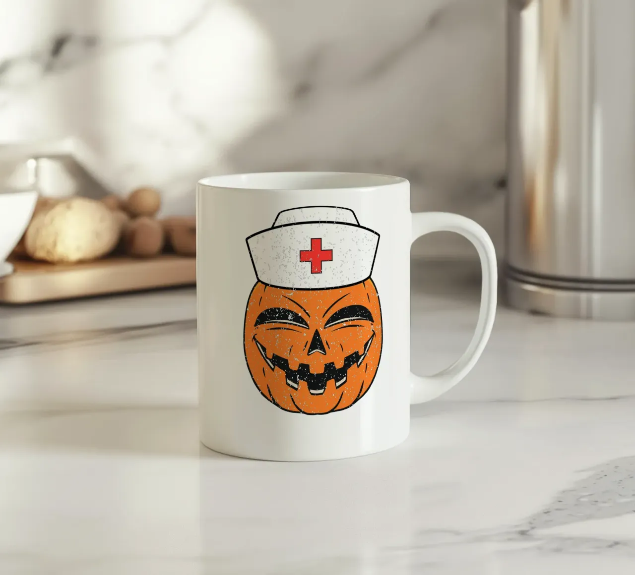 pumpkin nurse's tazza in ceramica da edsonramosart