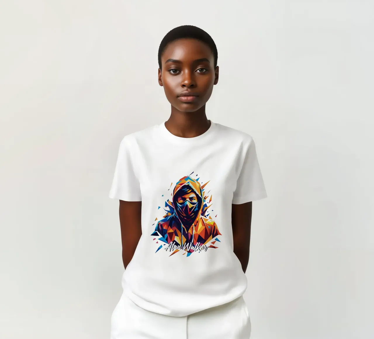 Alan Walker Porträt Wpap Pop Art T-Shirt von vectorartnesia