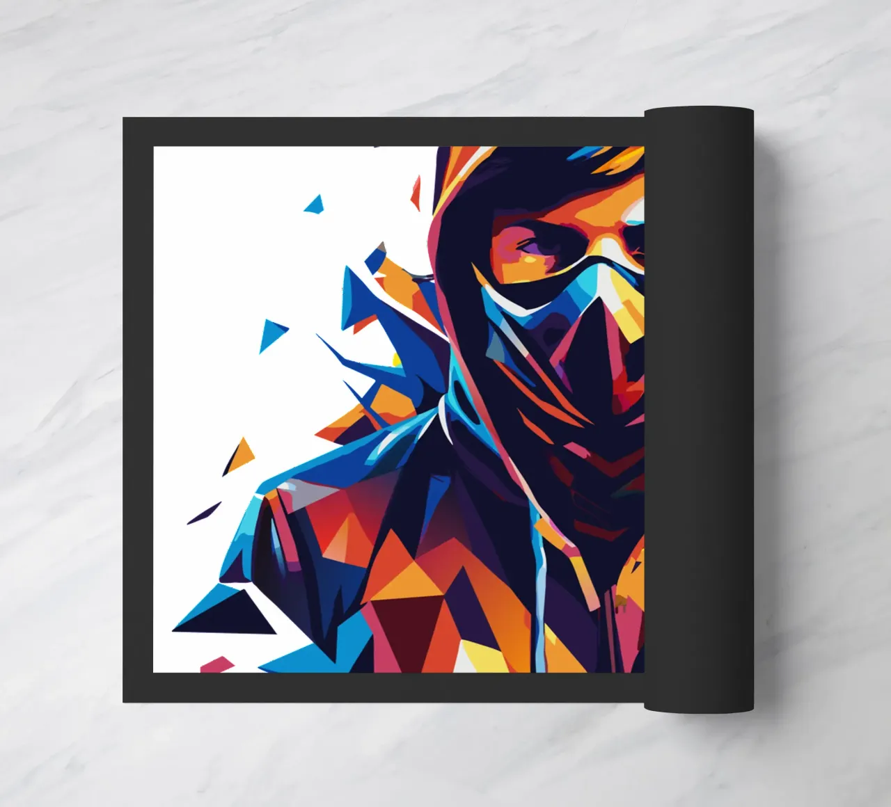 Alan Walker ritratto Wpap Pop Art zerbino da vectorartnesia