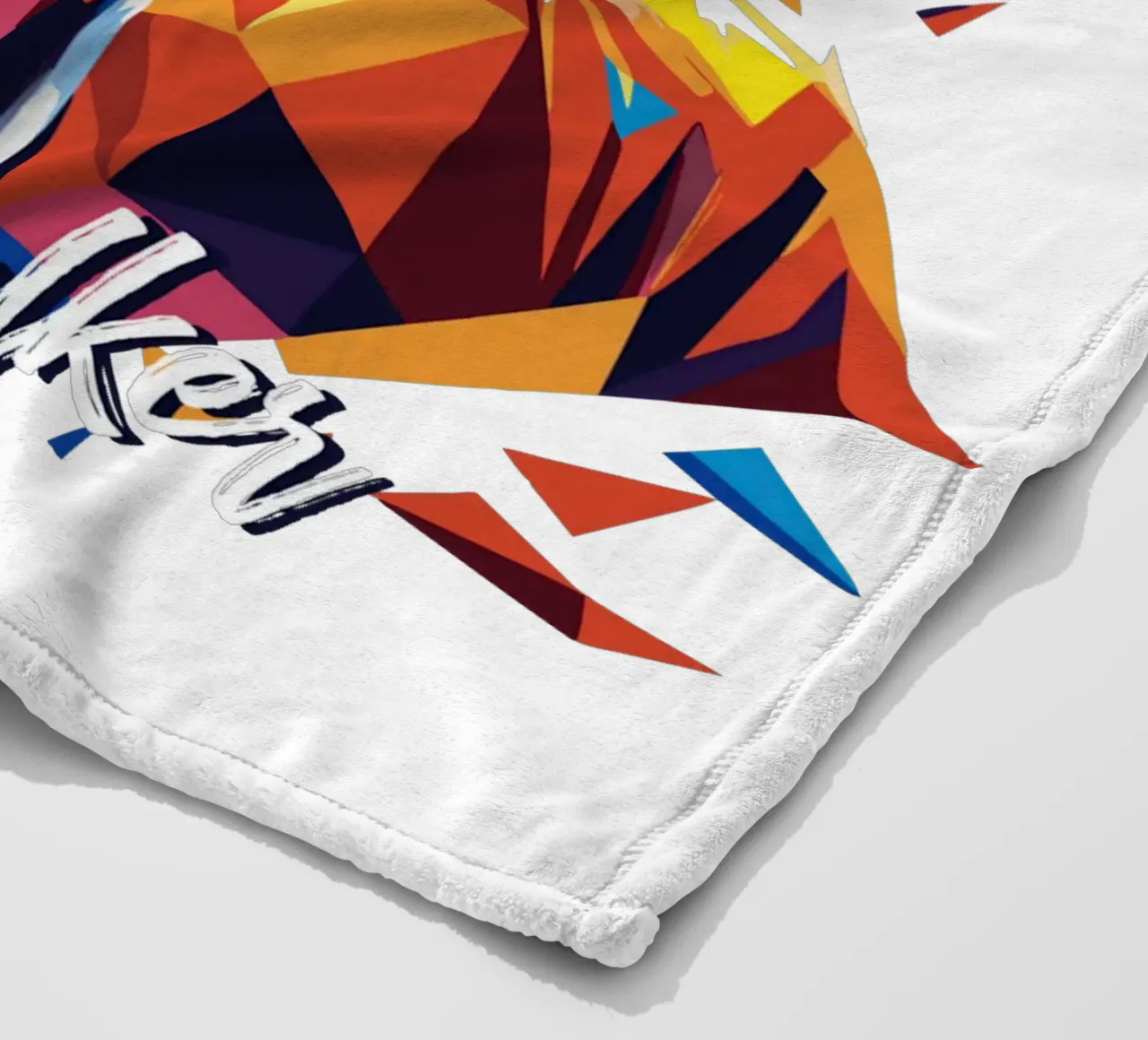 Alan Walker Porträt Wpap Pop Art Fleecedecke von vectorartnesia