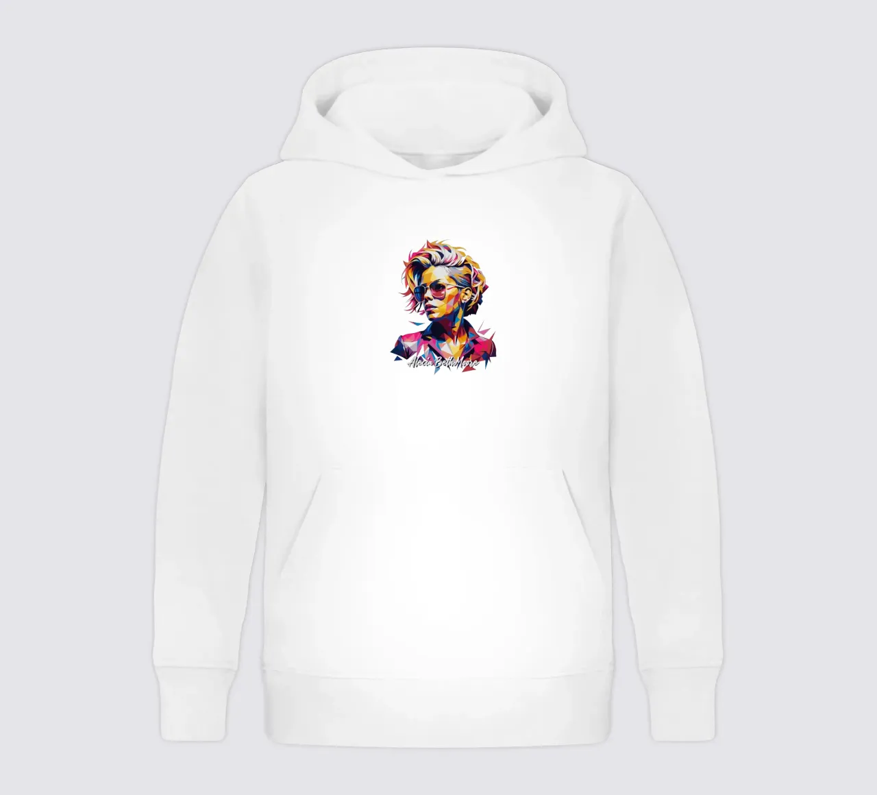 Alecia Beth Moore Portrait in WPAP Pop Art felpa bambino con cappuccio da vectorartnesia