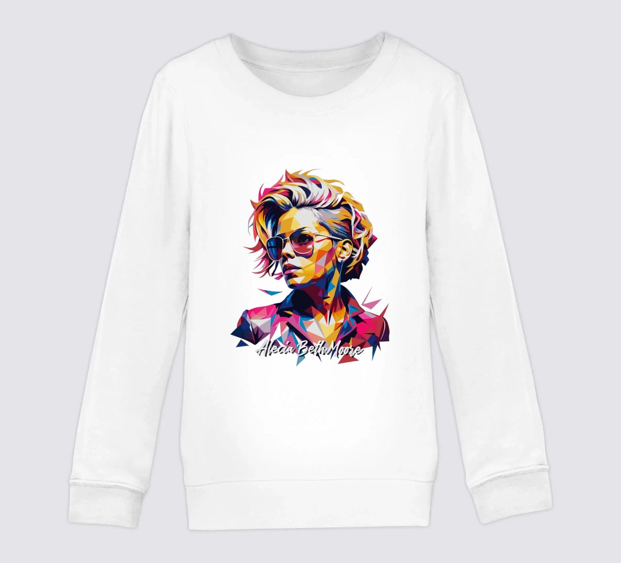 Alecia Beth Moore Portrait in WPAP Pop Art felpa bambino da vectorartnesia