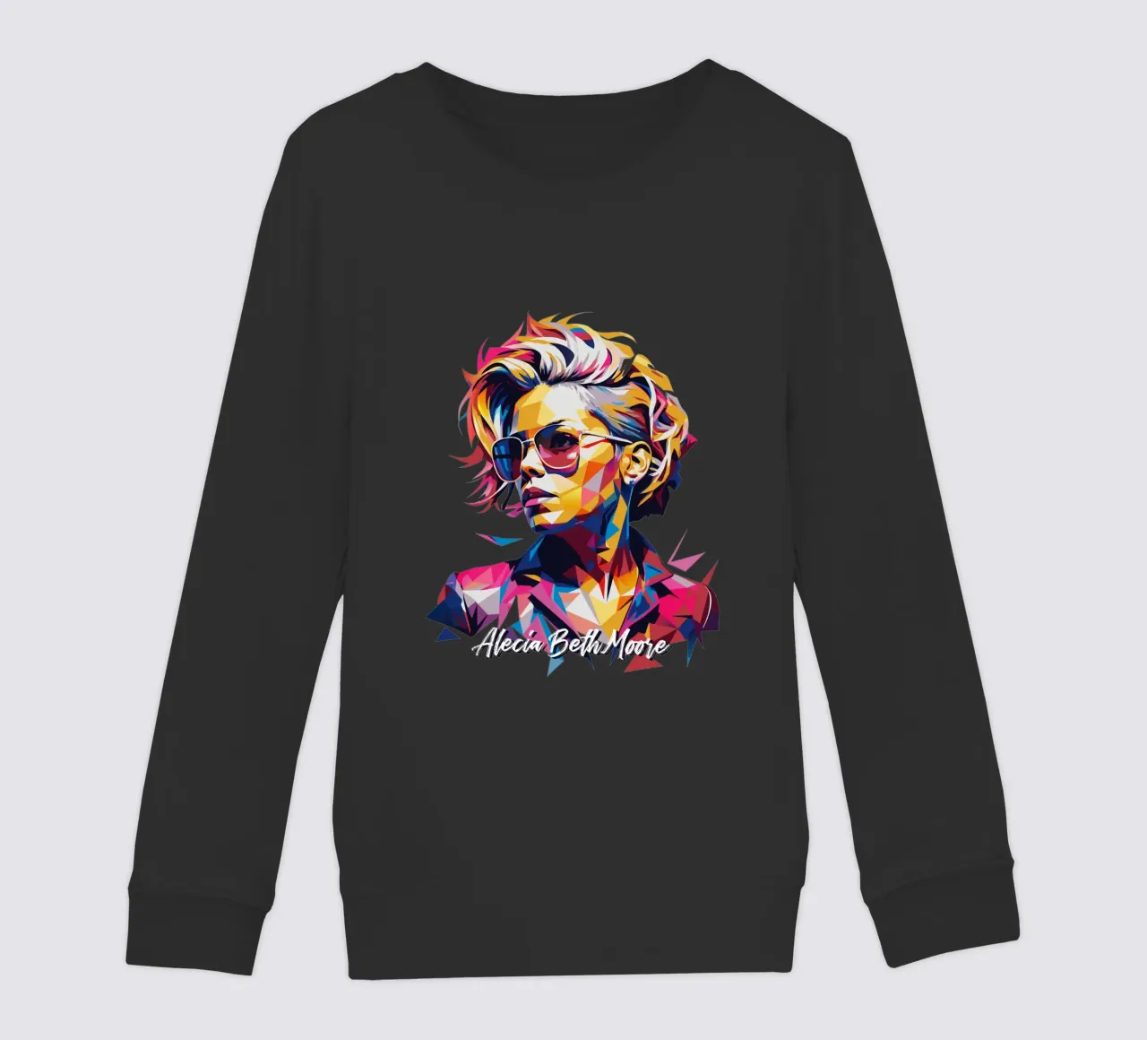Alecia Beth Moore Portrait in WPAP Pop Art felpa bambino da vectorartnesia