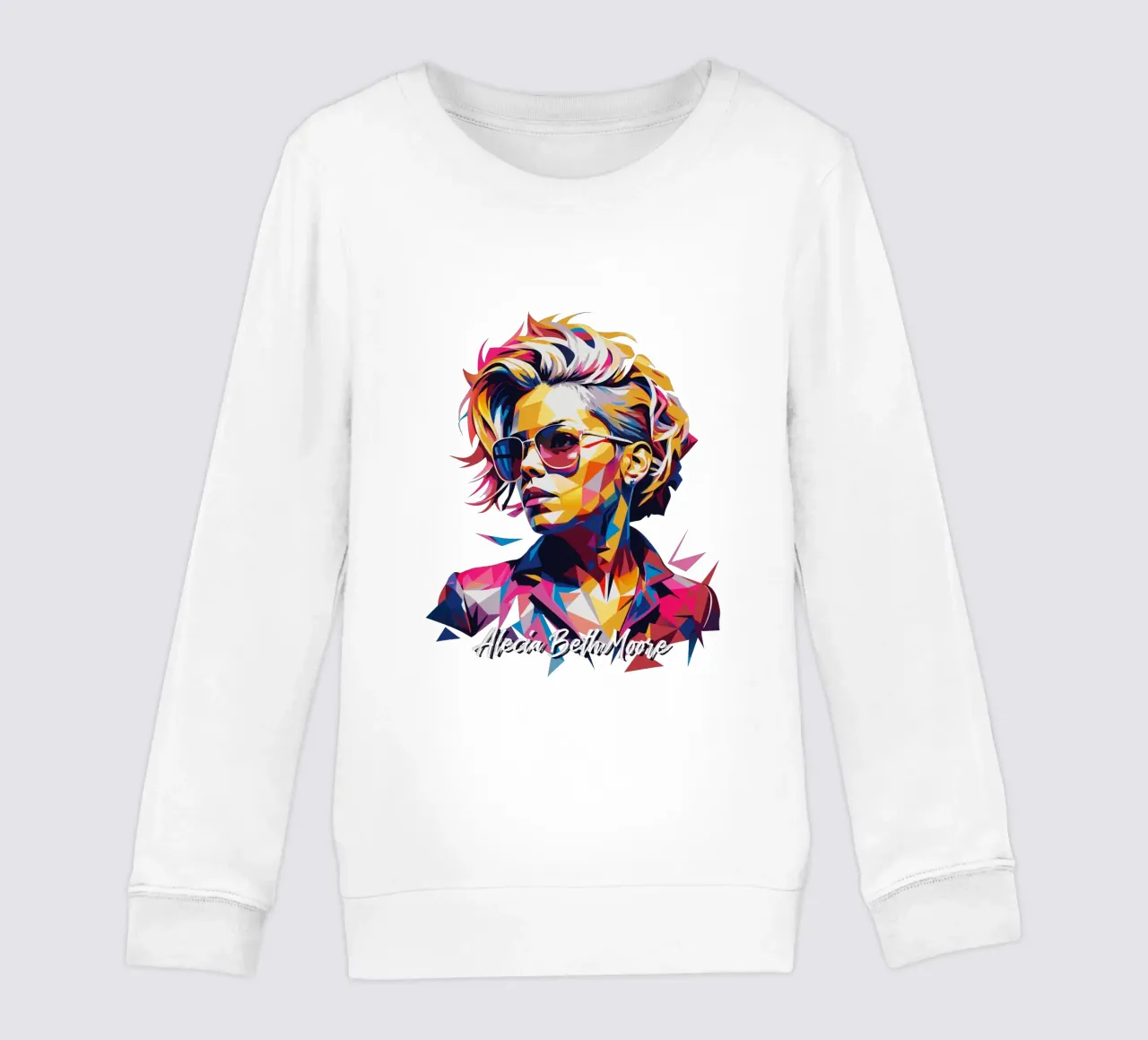 Alecia Beth Moore Portrait in WPAP Pop Art felpa bambino da vectorartnesia