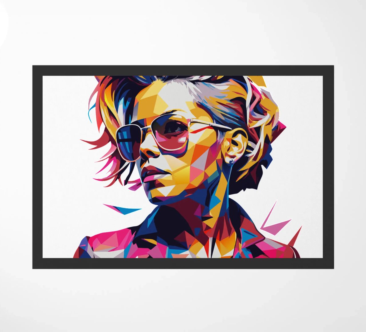 Alecia Beth Moore Portrait in WPAP Pop Art zerbino da vectorartnesia