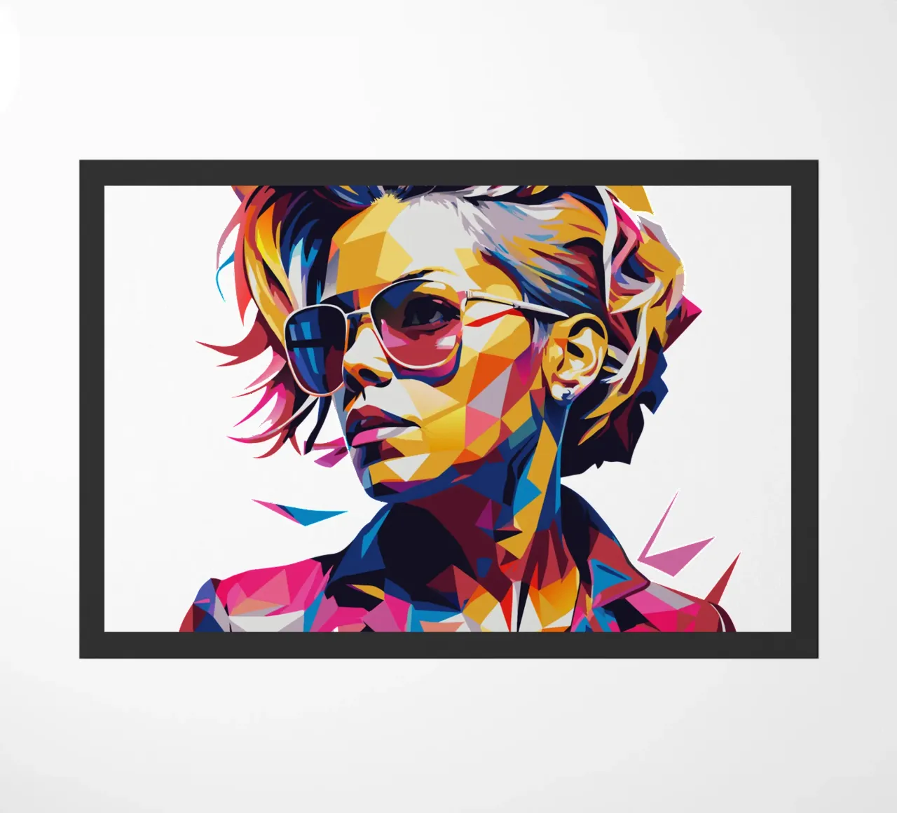 Alecia Beth Moore Portrait in WPAP Pop Art zerbino da vectorartnesia
