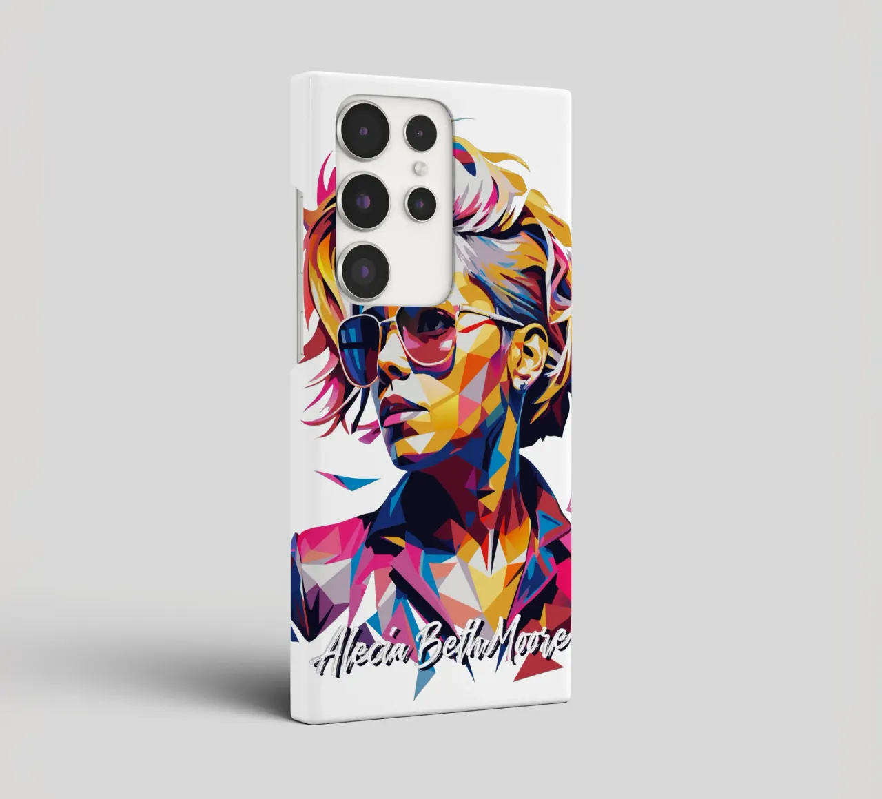 Alecia Beth Moore Portrait in WPAP Pop Art cover samsung da vectorartnesia