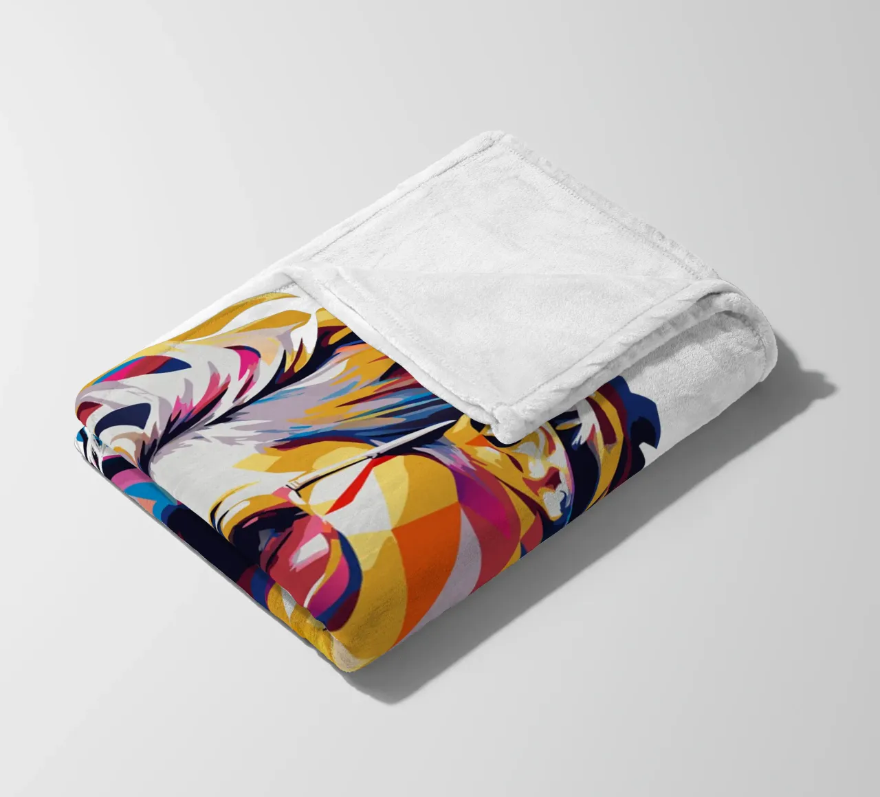 Alecia Beth Moore Portrait in WPAP Pop Art coperta in pile da vectorartnesia