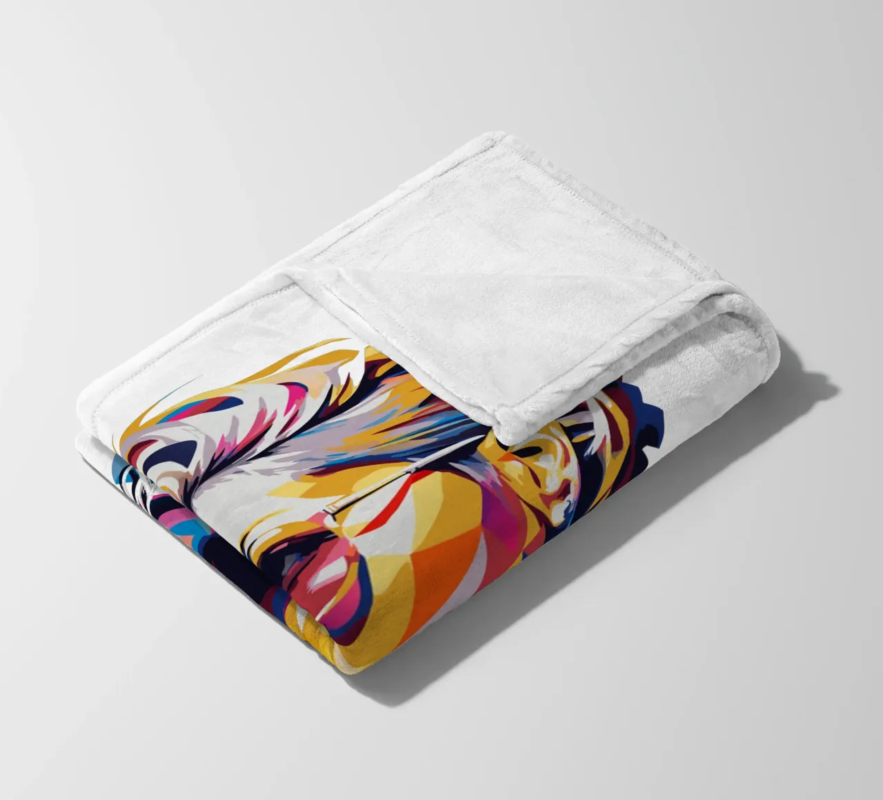 Alecia Beth Moore Portrait in WPAP Pop Art coperta in pile da vectorartnesia