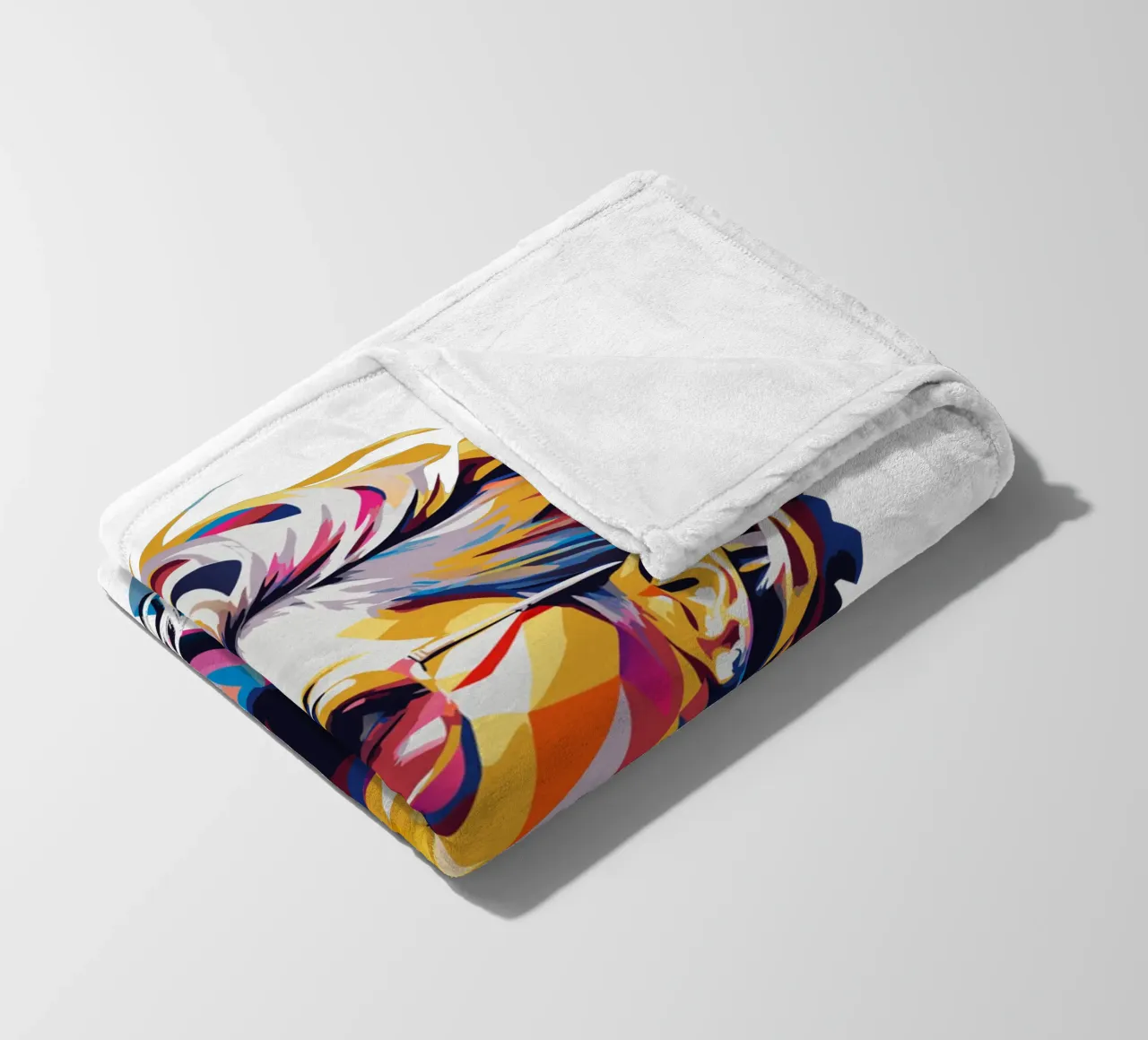 Alecia Beth Moore Portrait in WPAP Pop Art coperta in pile da vectorartnesia