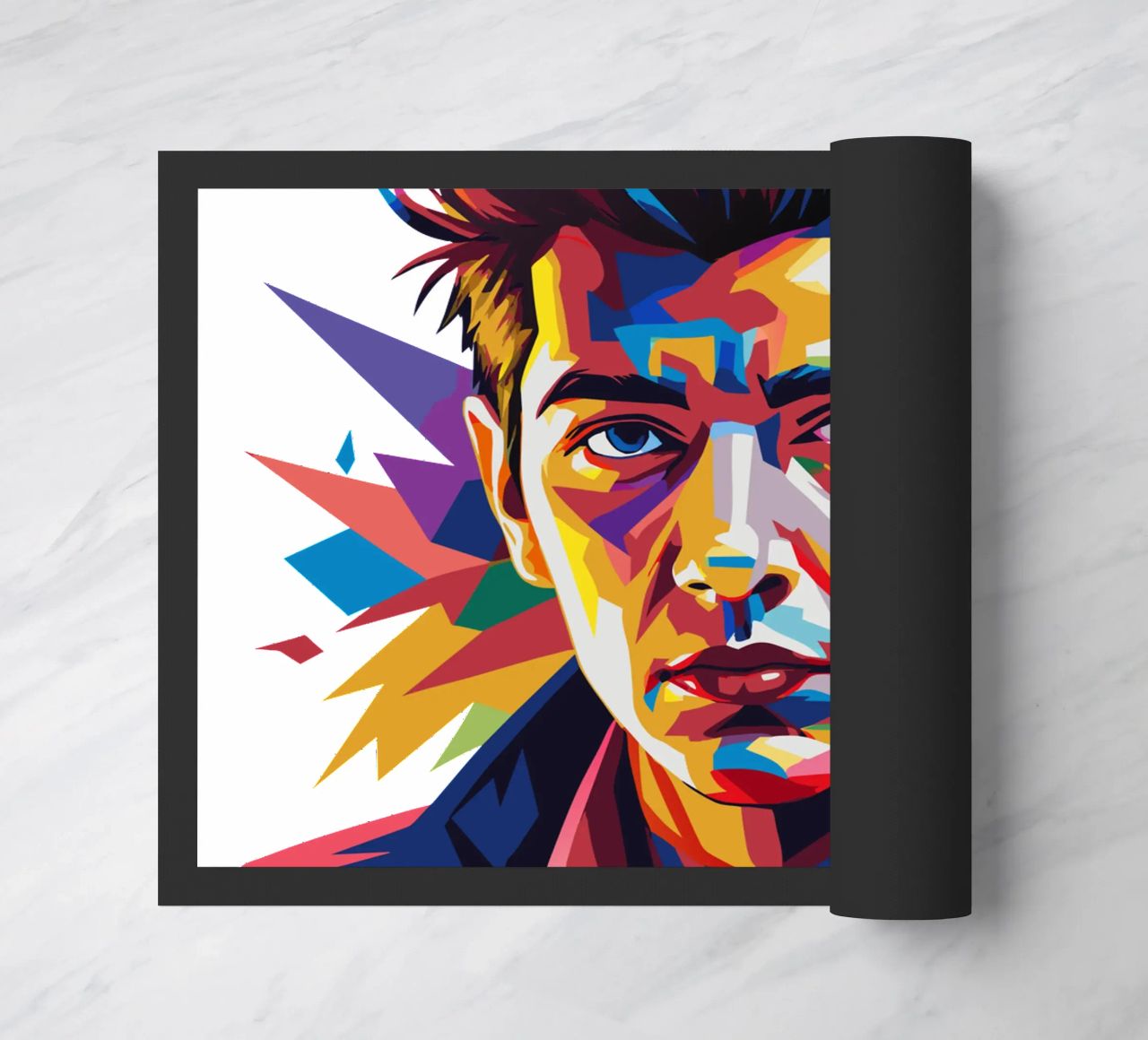 Alex Turner Portrait in WPAP Pop Art zerbino da vectorartnesia