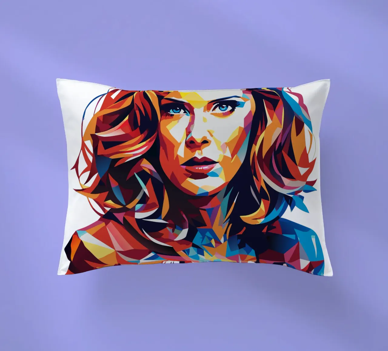 Ritratto di Adele Wpap Pop Art cuscino da vectorartnesia