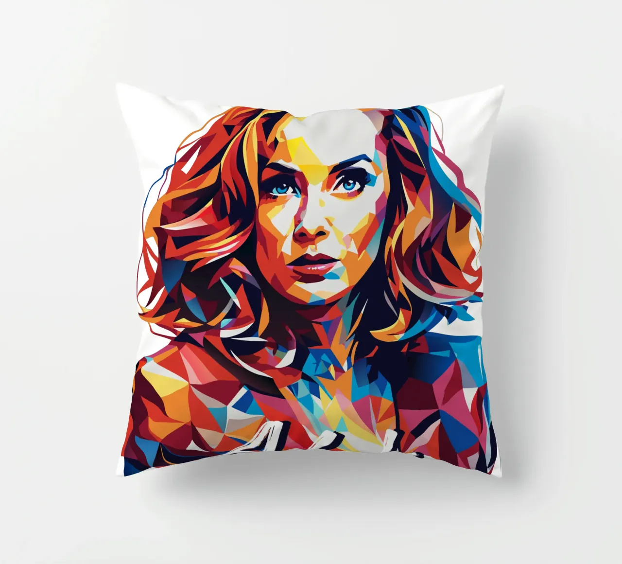 Ritratto di Adele Wpap Pop Art cuscino da vectorartnesia
