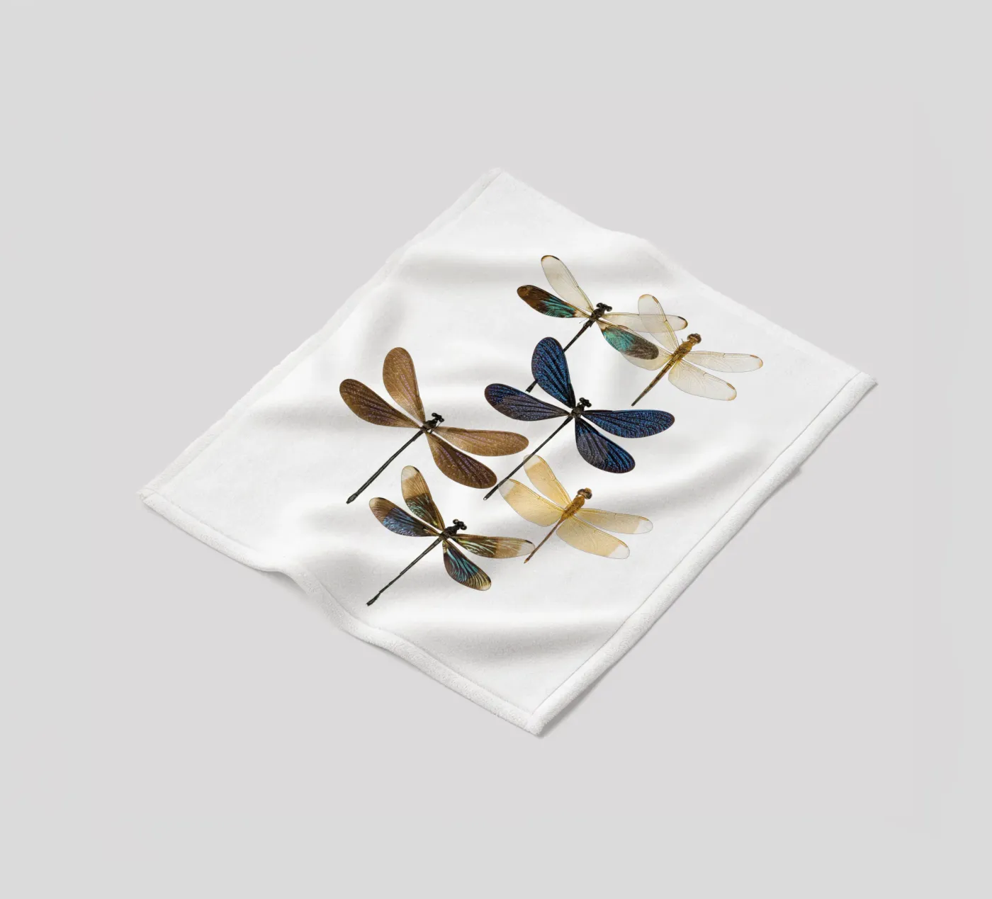 Libellen Fleecedecke von Curious Collections by Marielle Leenders