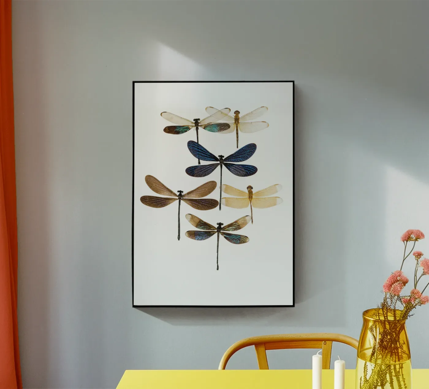 Dragonflies acrylic glass by Curious Collections by Marielle Leenders