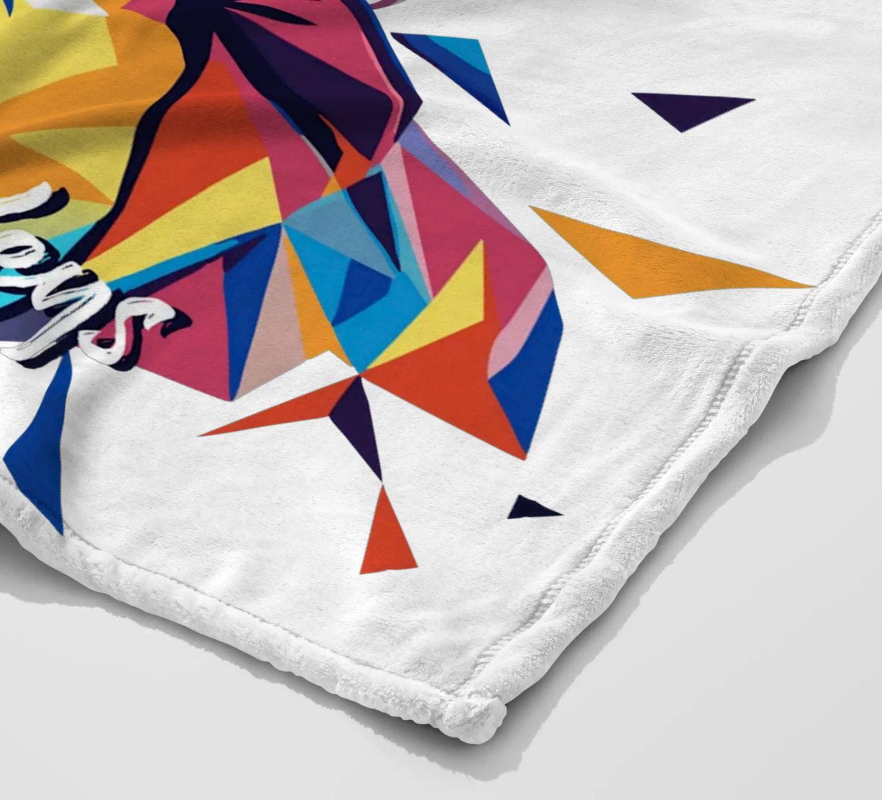 Alicia Keys Portrait in WPAP Pop Art coperta in pile da vectorartnesia