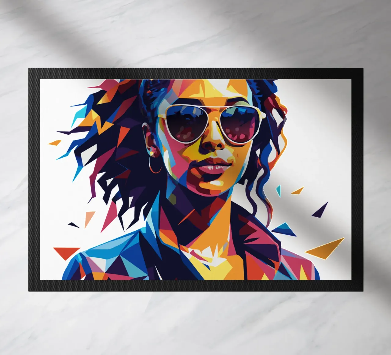 Alicia Keys Portrait in WPAP Pop Art zerbino da vectorartnesia