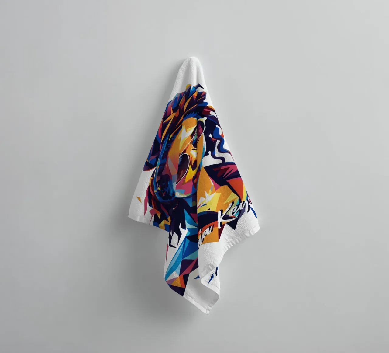 Alicia Keys Portrait in WPAP Pop Art asciugamano da bagno da vectorartnesia