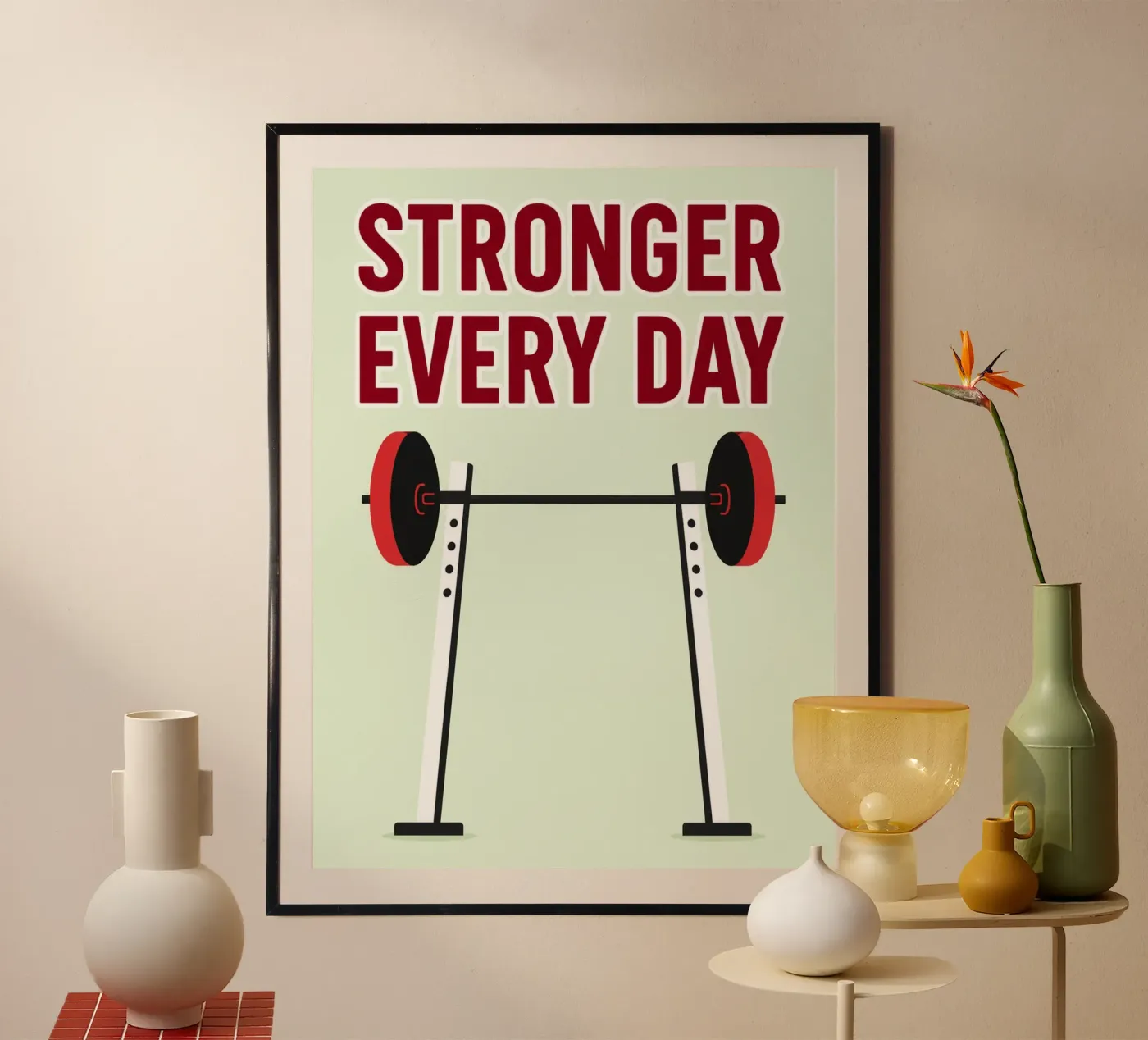 stronger everyday poster by danine